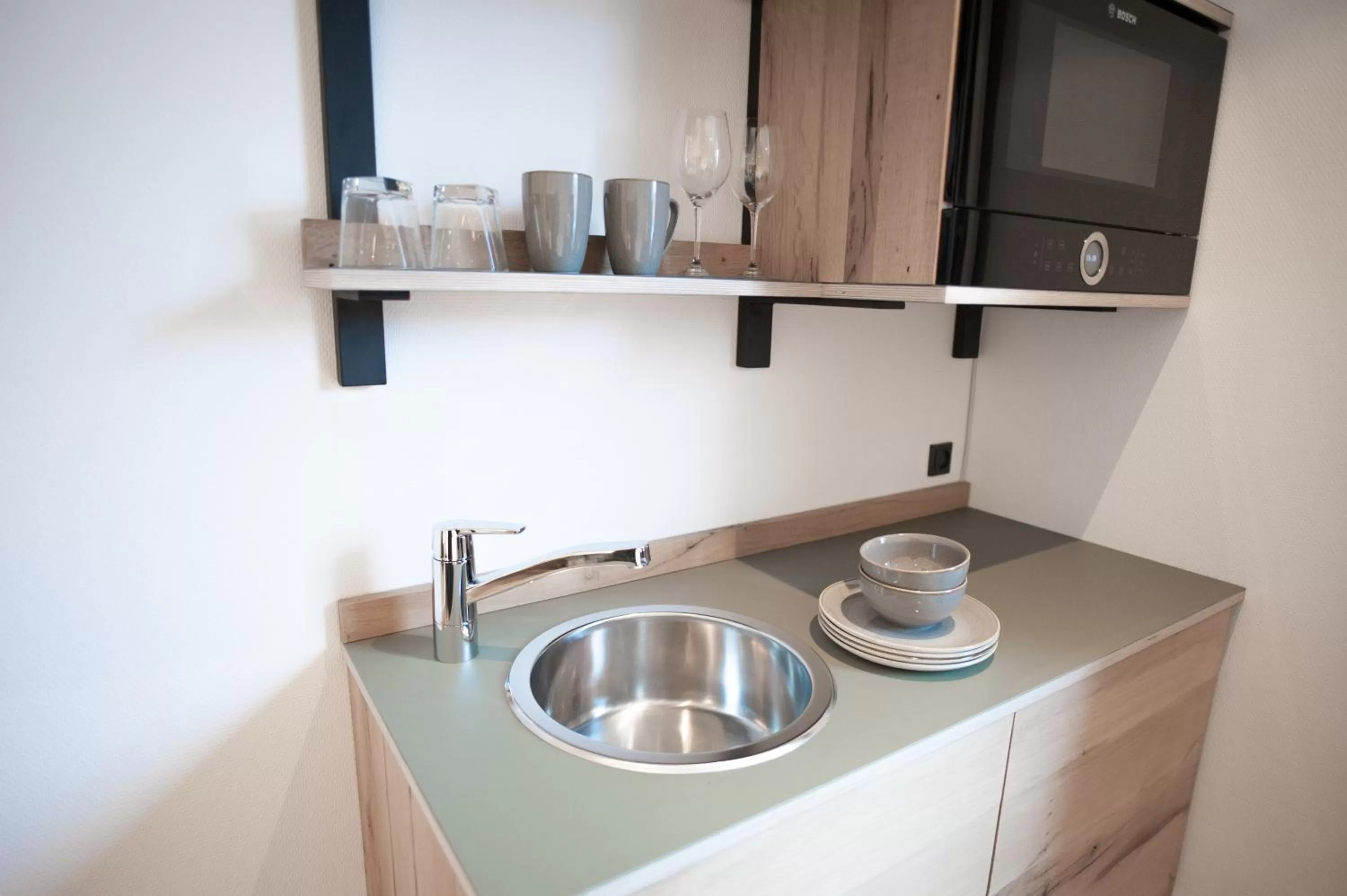 Kitchen or kitchenette in Hotel Town Living