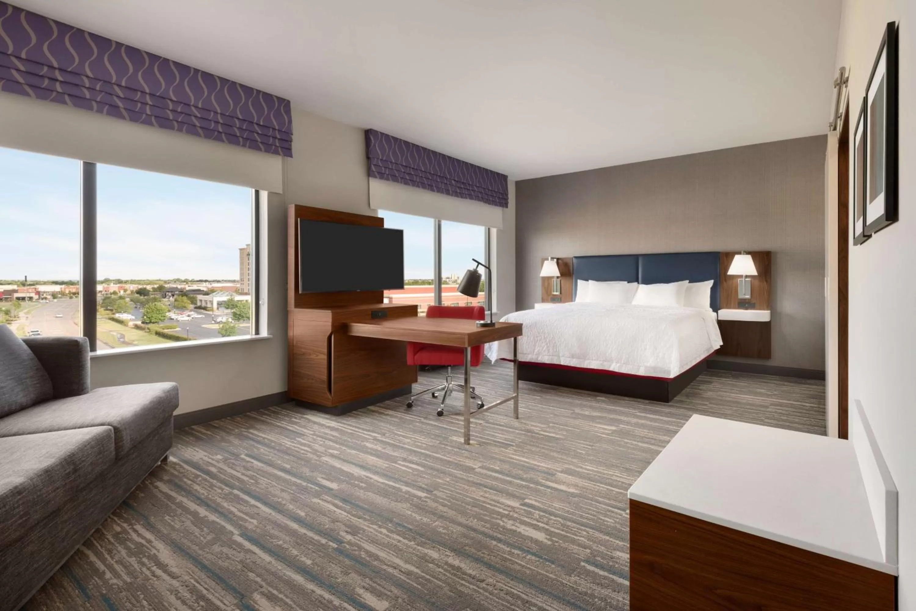 Bed in Hampton Inn & Suites Norman-Conference Center Area, Ok