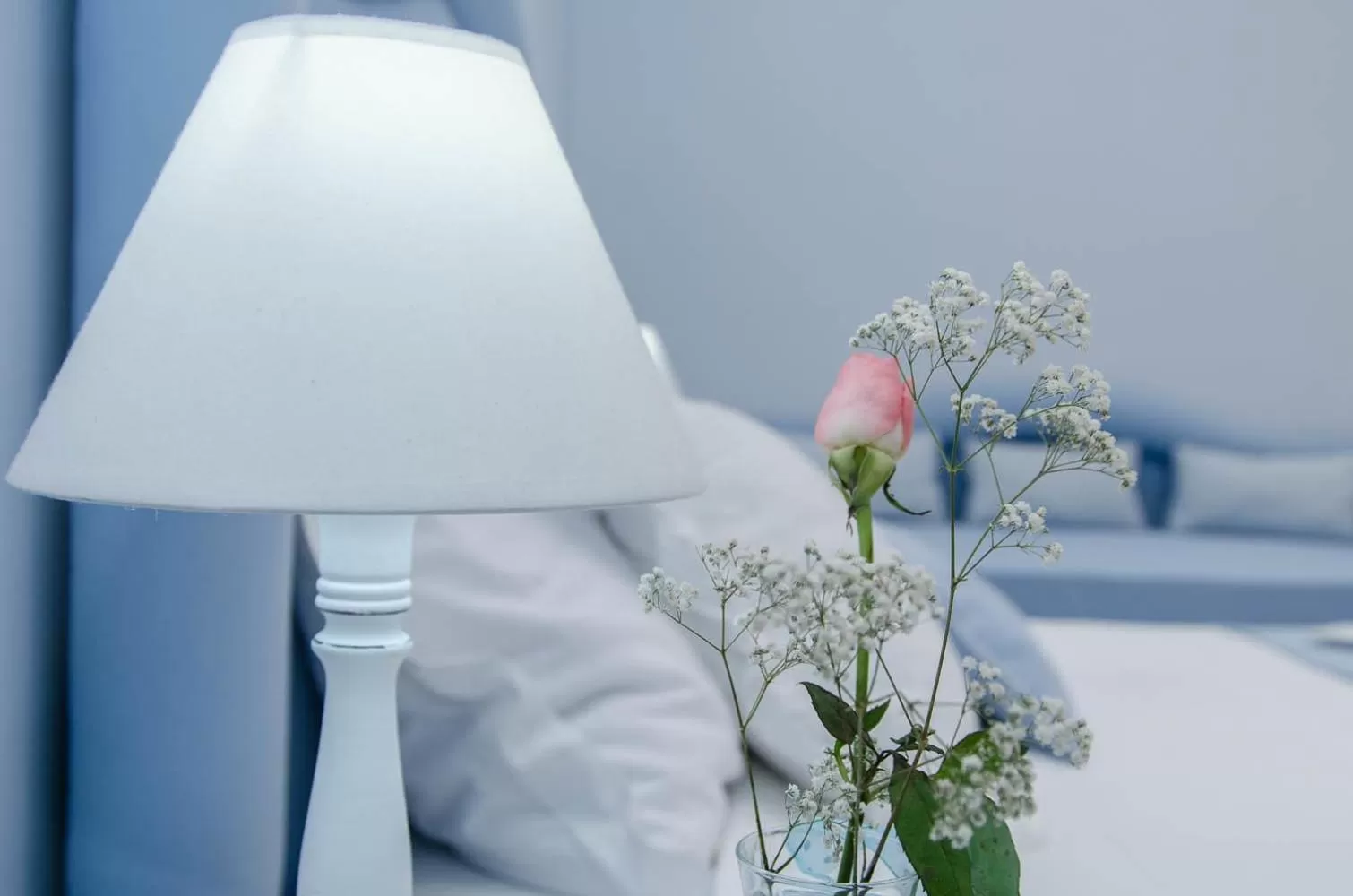 Decorative detail, Bed in Domus Rosa