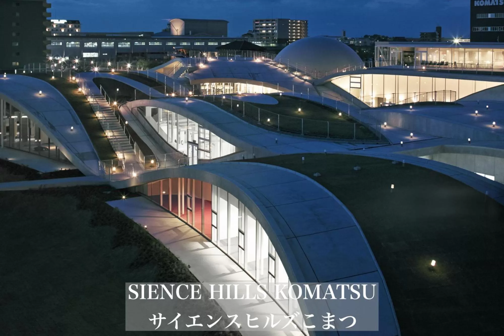 Nearby landmark in Henn na Hotel Komatsu Ekimae