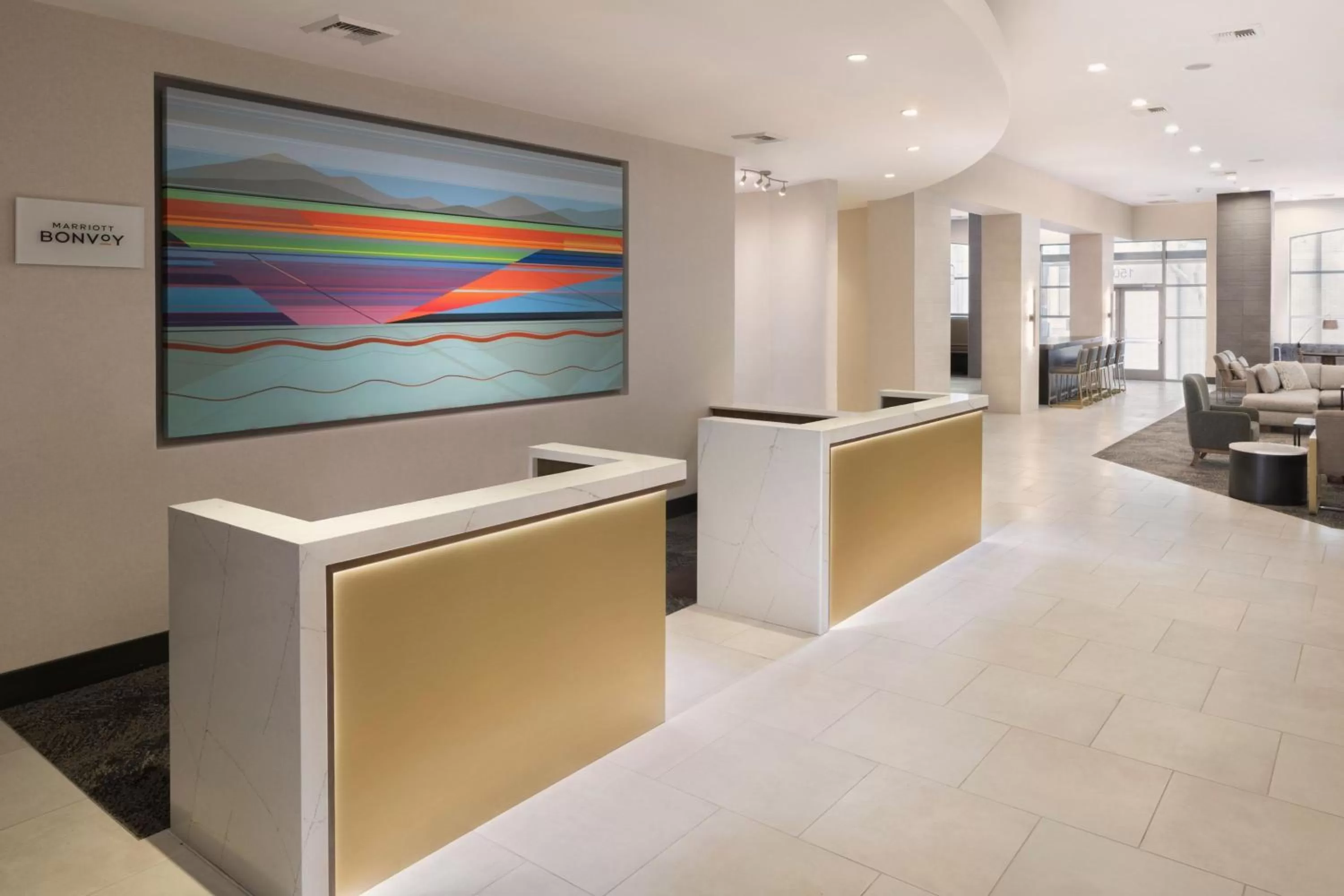 Lobby or reception in Residence Inn by Marriott Sacramento Downtown at Capitol Park