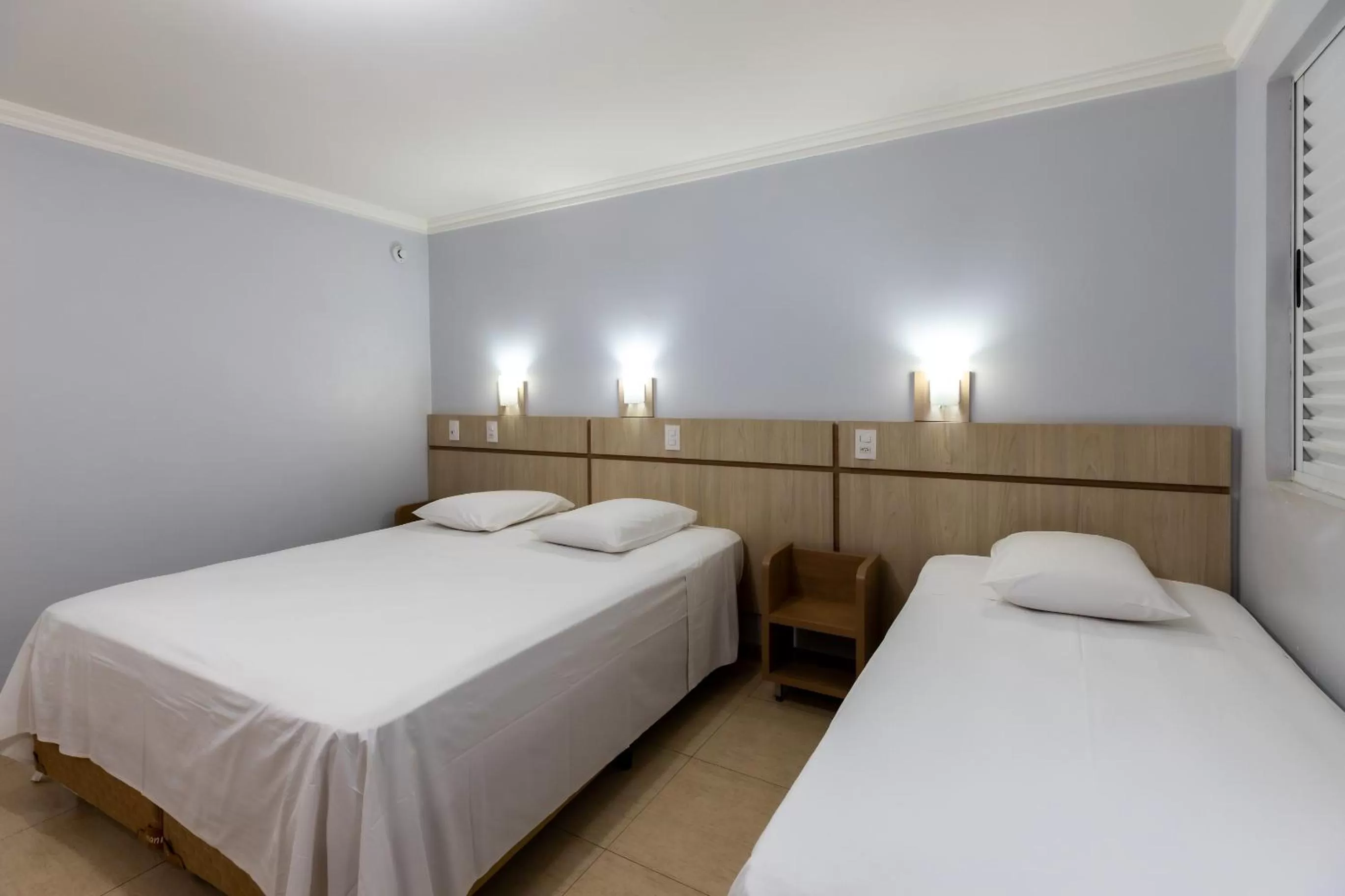 Bed in Hotel Baviera Iguassu