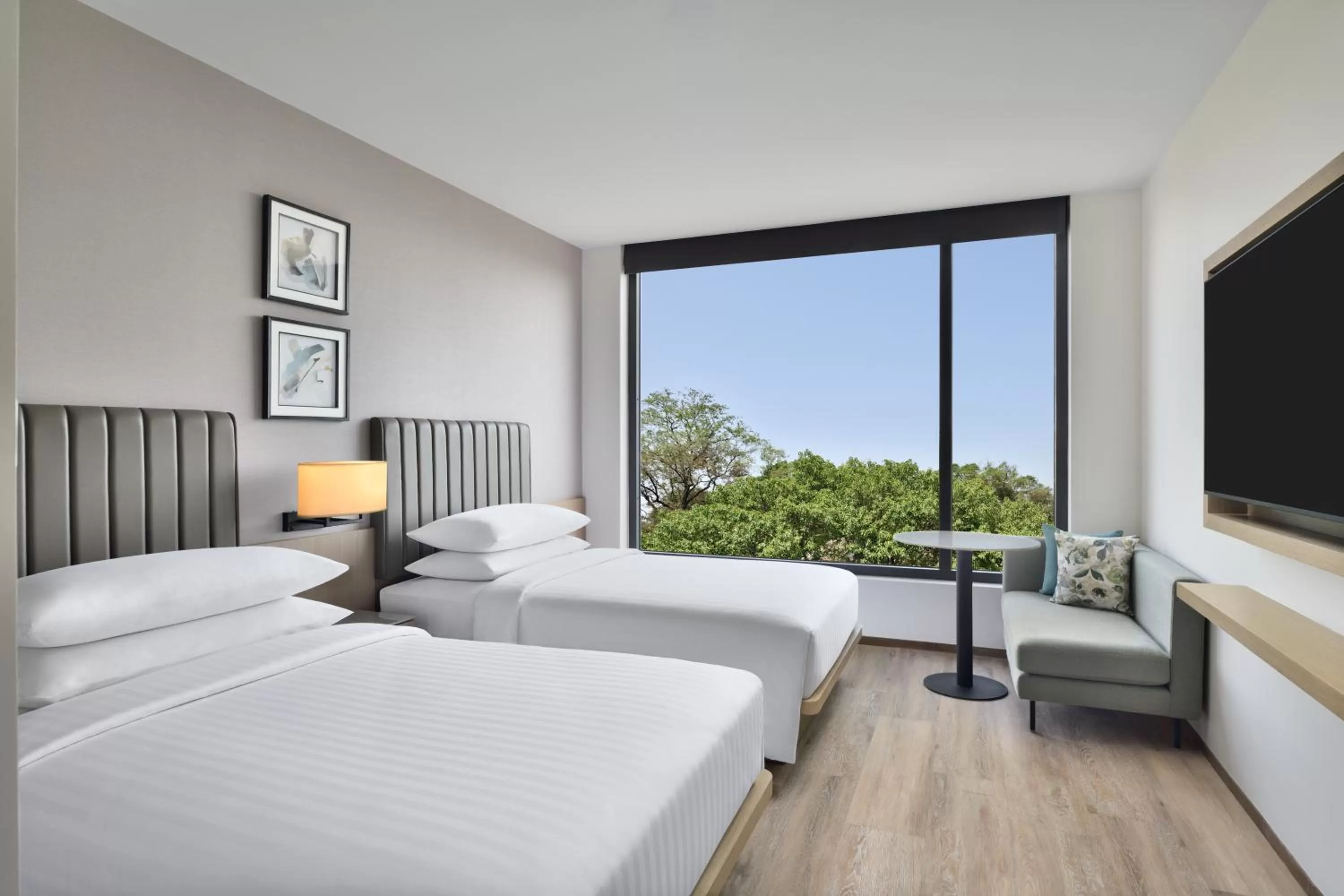 View (from property/room), Bed in Fairfield by Marriott Vadodara