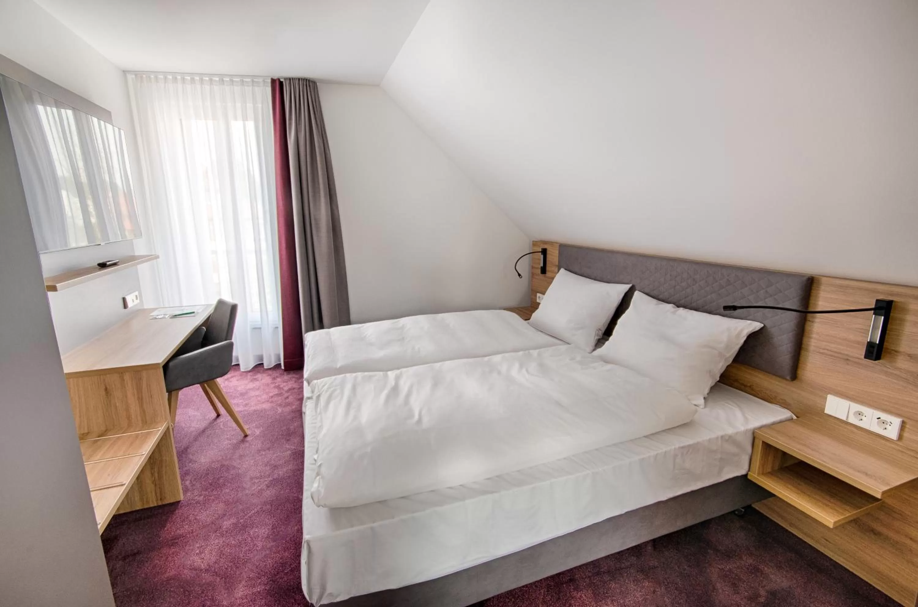 Bed in Hotel Kupferzell