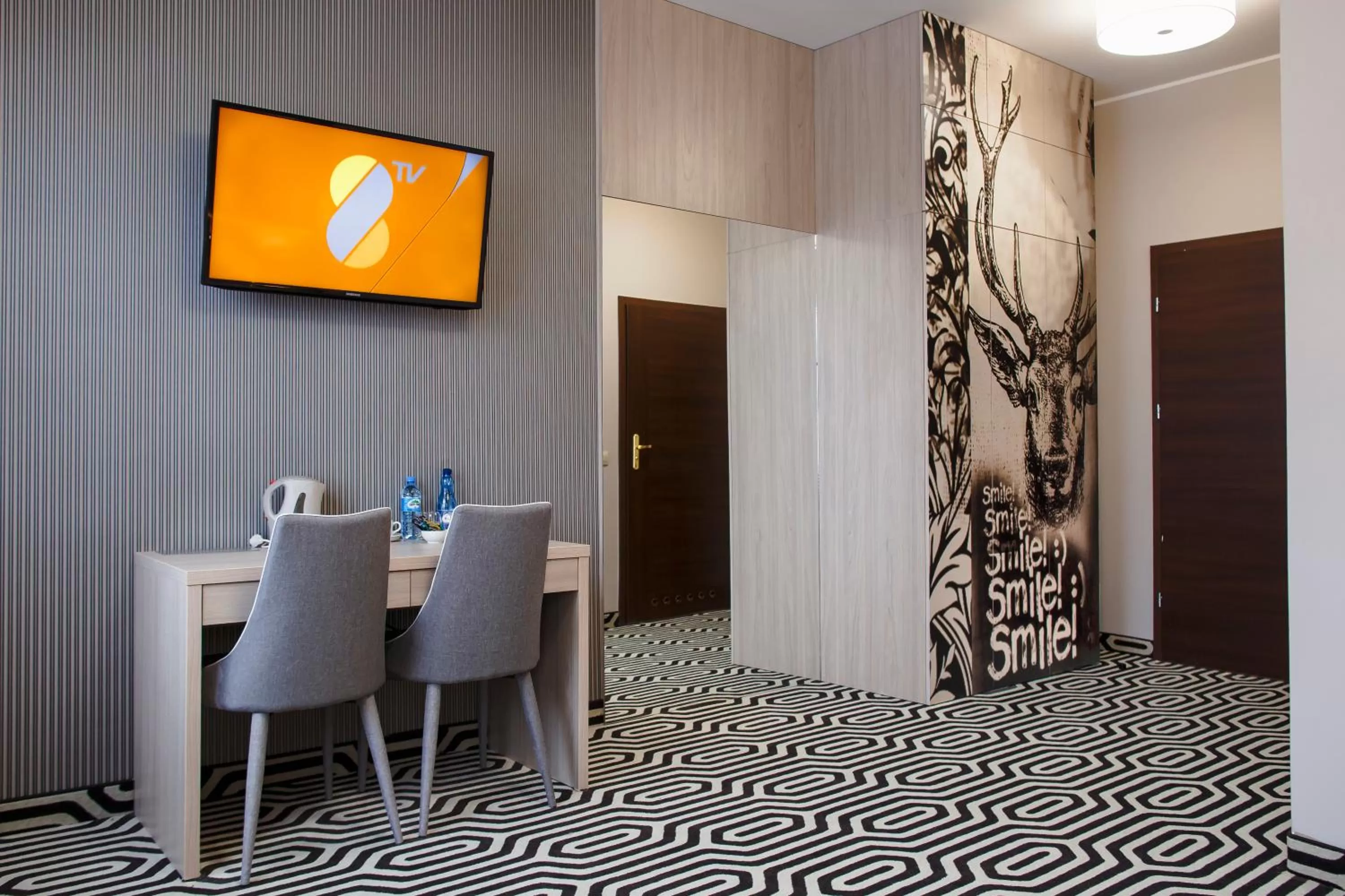 Living room in Art Hotel's Sosnowiec