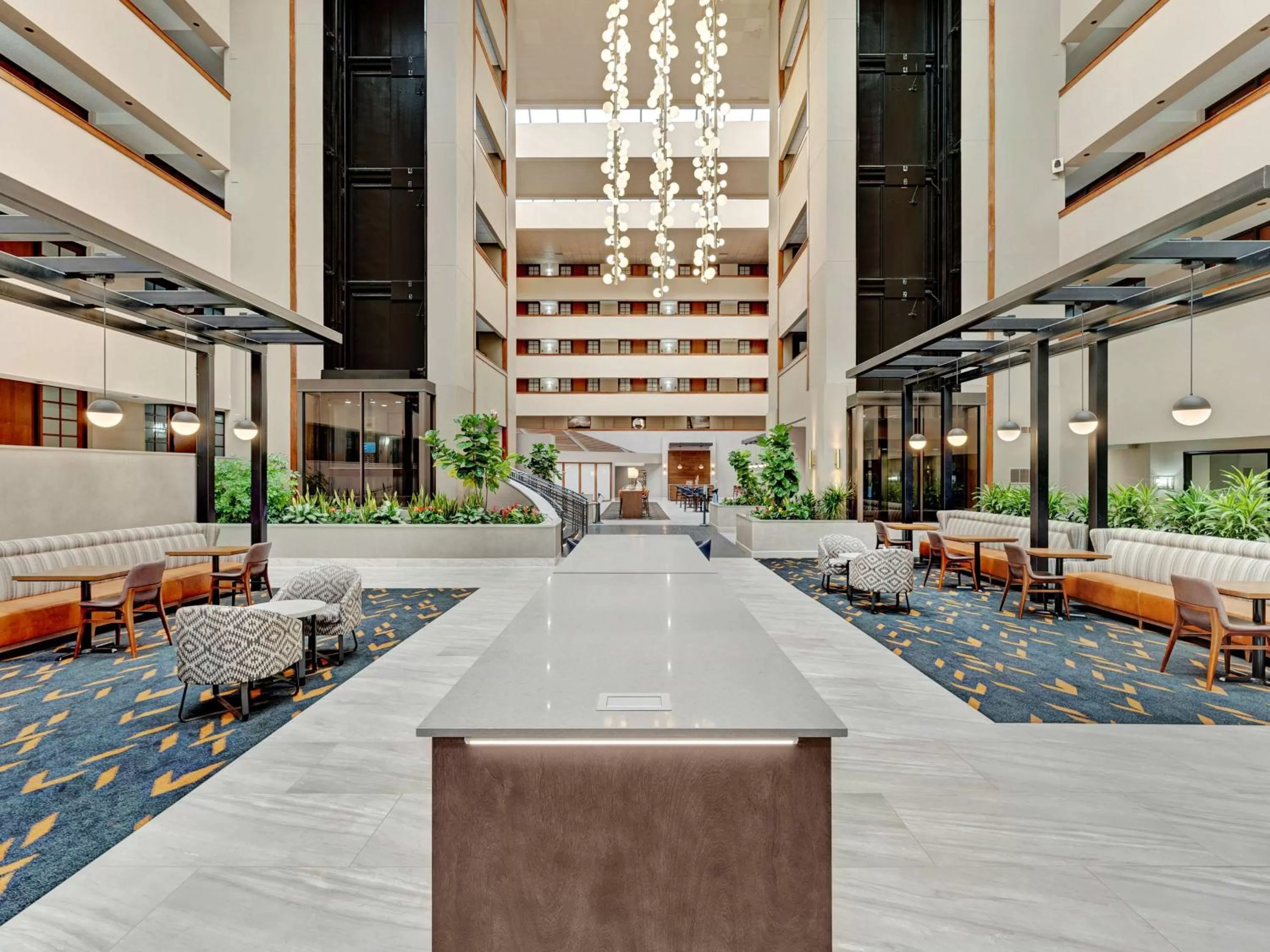 Lobby or reception in Embassy Suites by Hilton Oklahoma City Will Rogers Airport