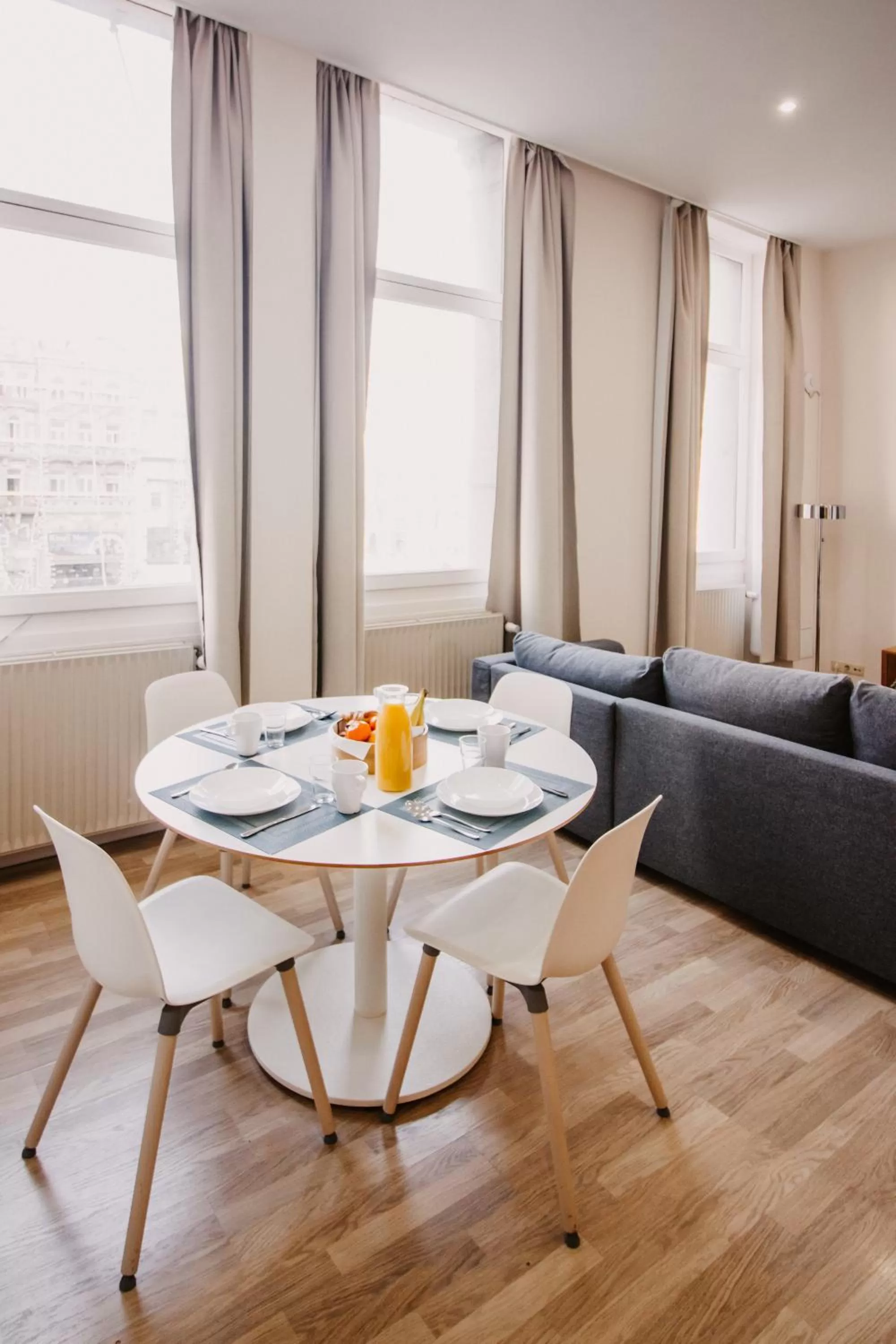 Dining area in Central and Cozy in Brussels