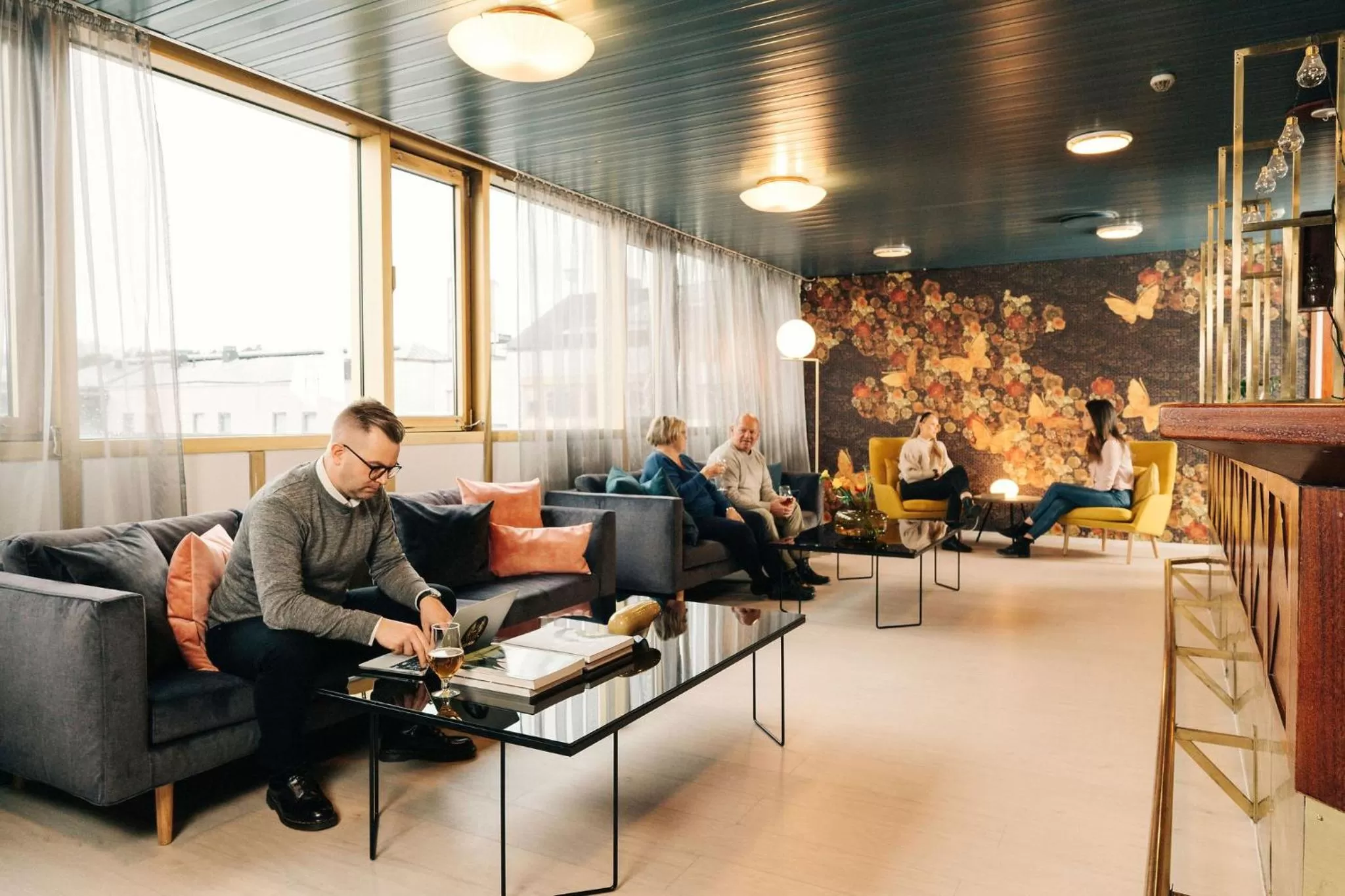 Lounge or bar in Hotel Sparre