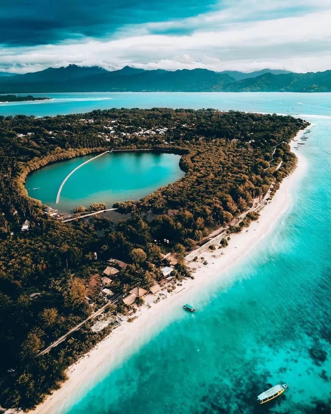 Bird's-eye View in Sunset House Gili Meno