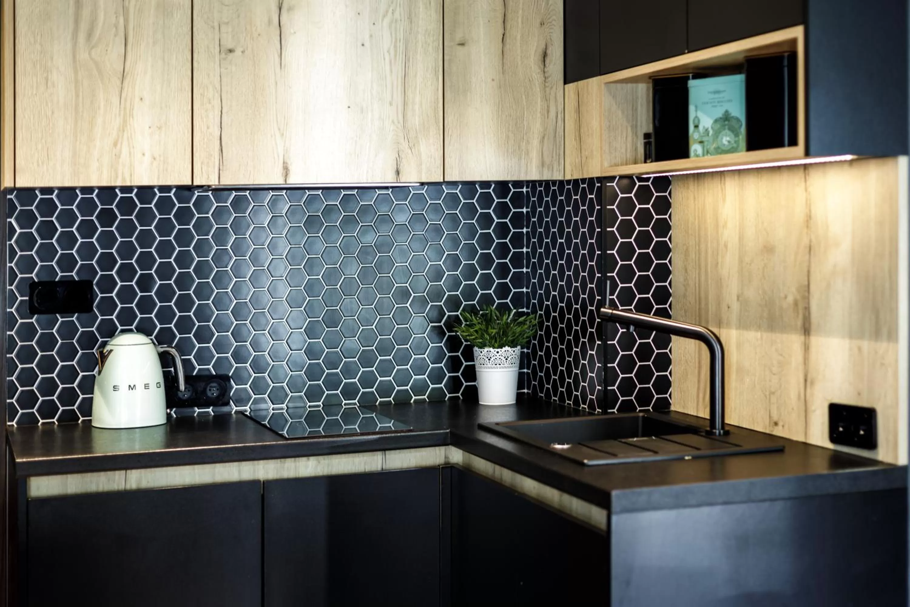 Kitchen or kitchenette, Kitchen/Kitchenette in Jagiellońska Residence