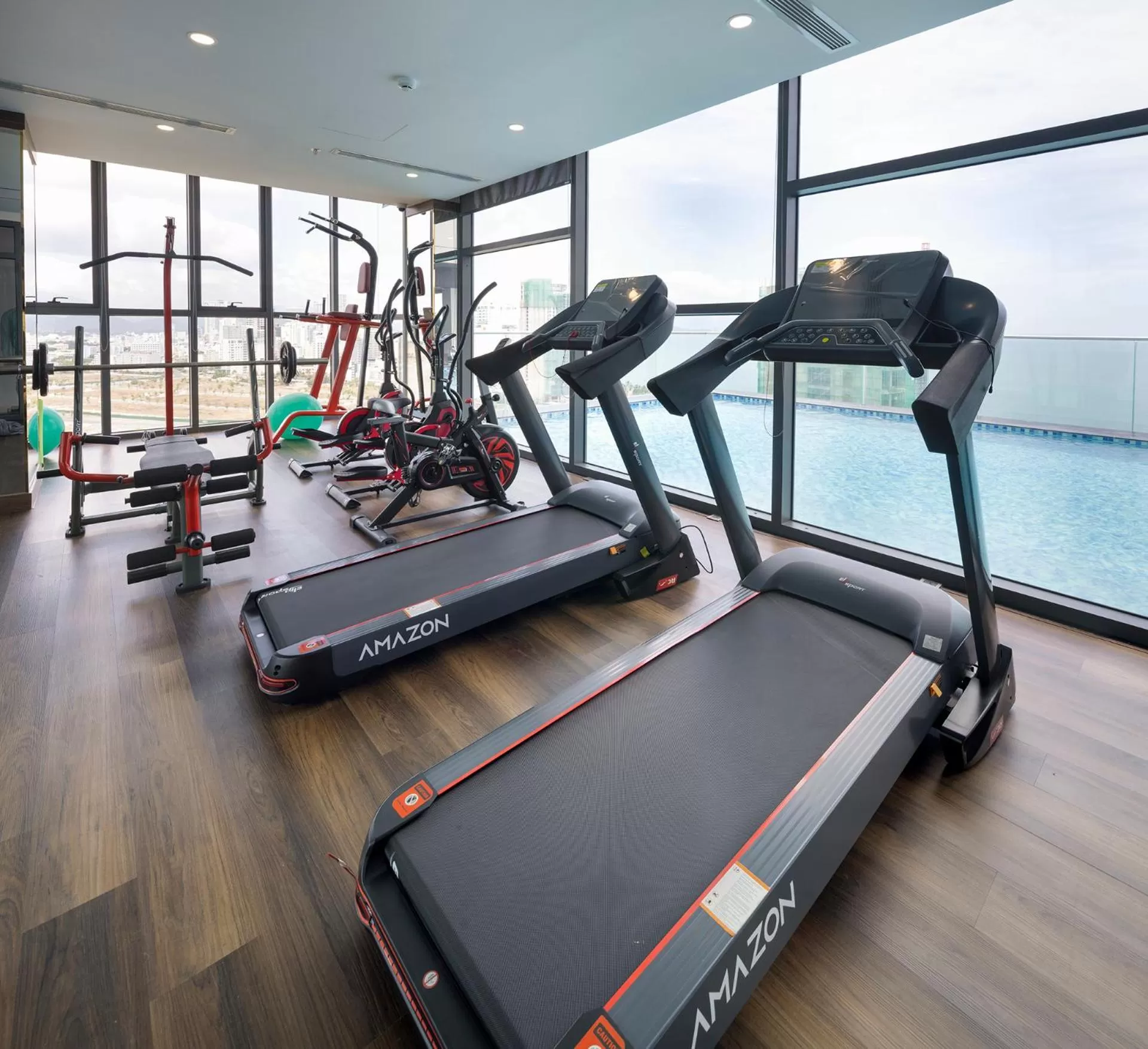 Fitness centre/facilities in Miracle Luxury Nha Trang