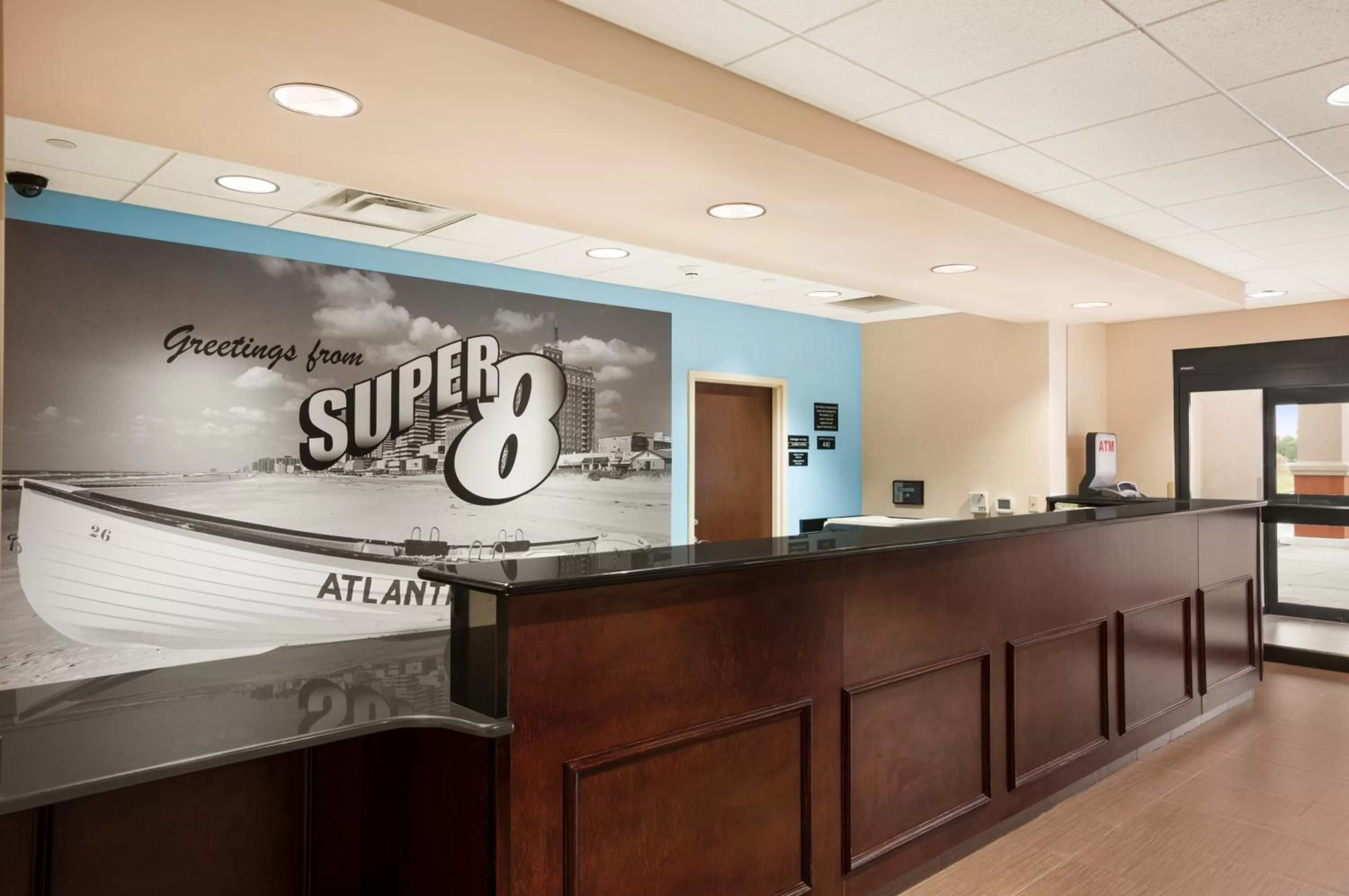 Lobby or reception in Super 8 by Wyndham Pennsville/Wilmington