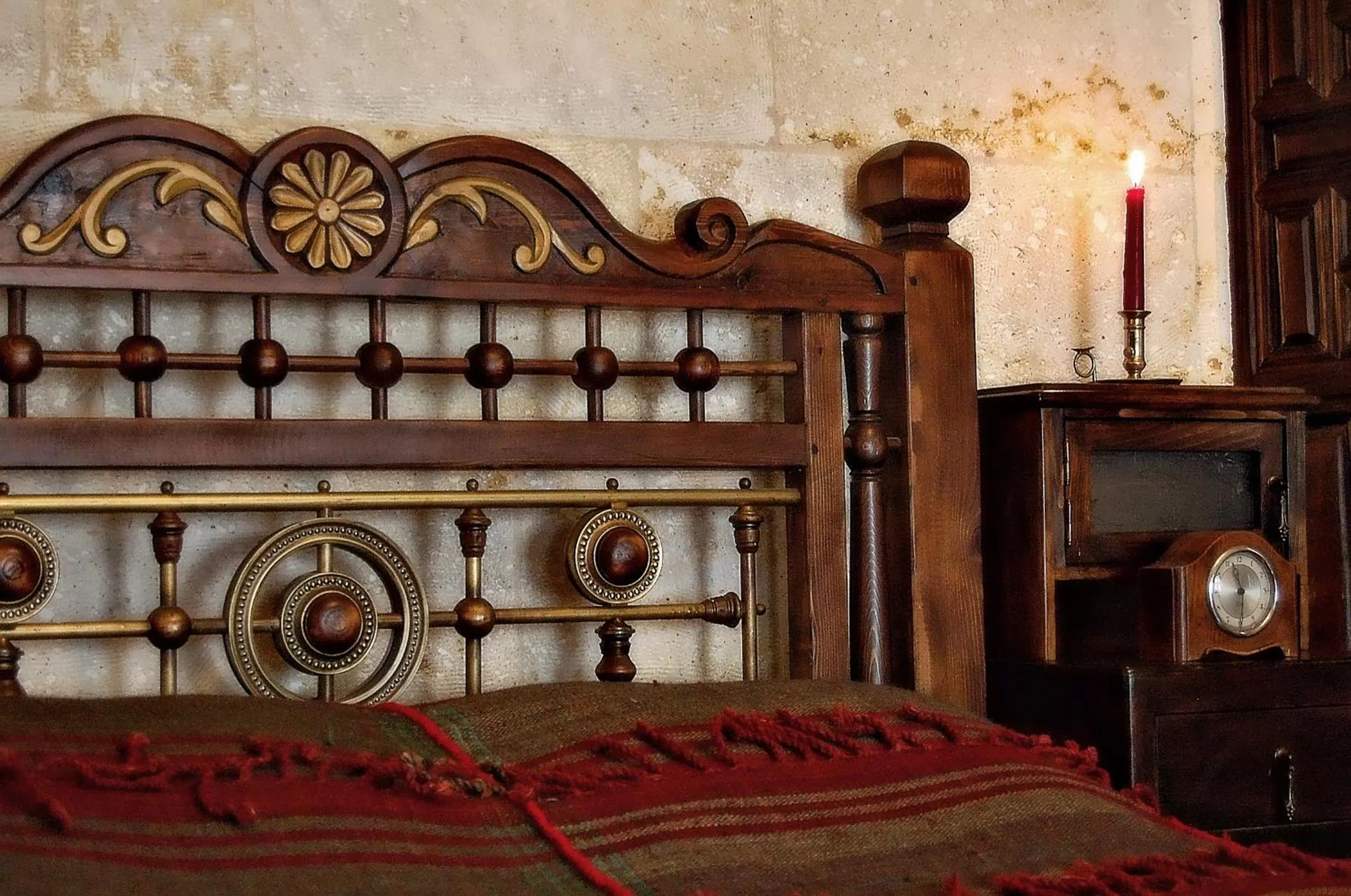 Decorative detail, Bed in Sacred House