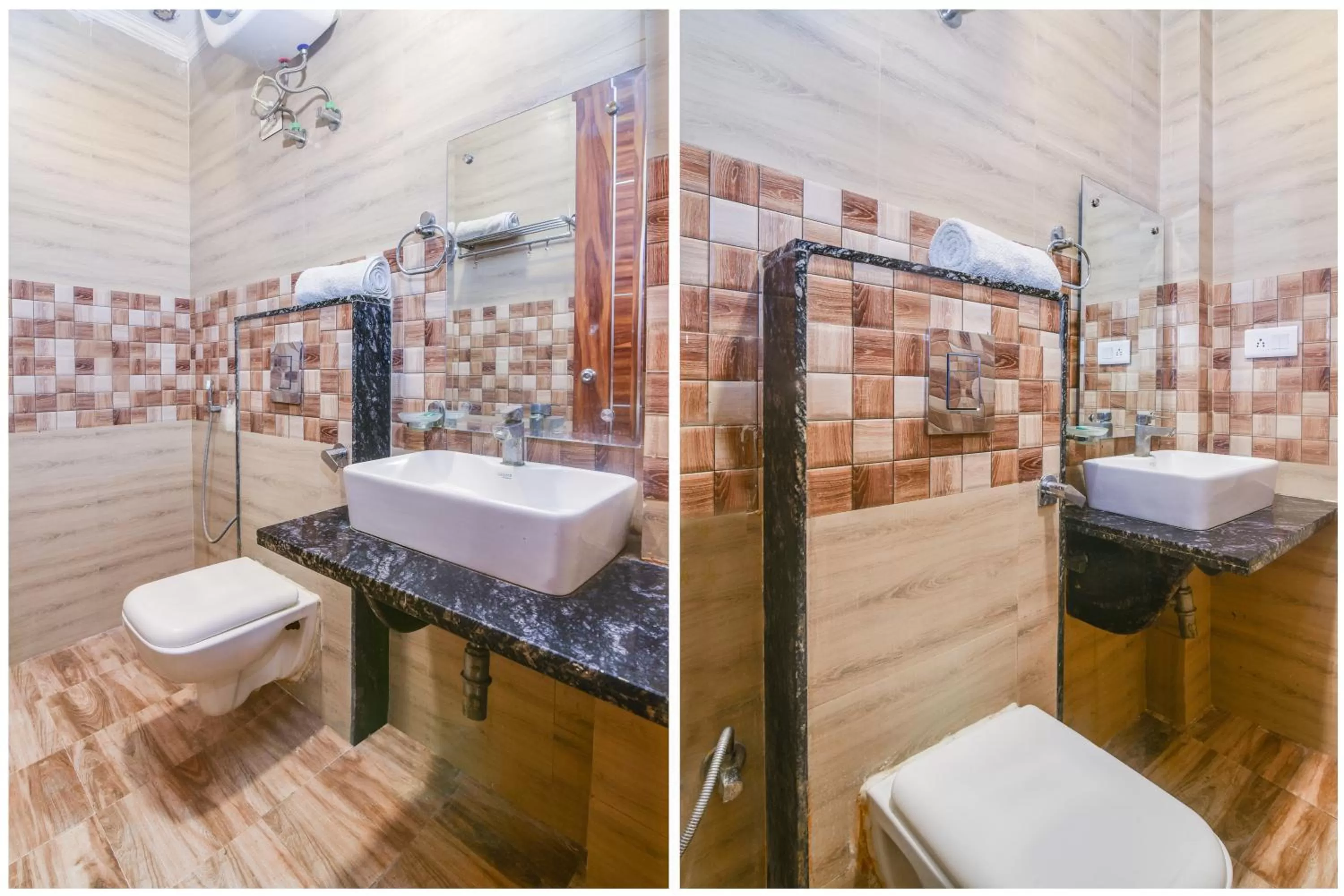 Toilet in Olivia Hotels At Delhi Airport