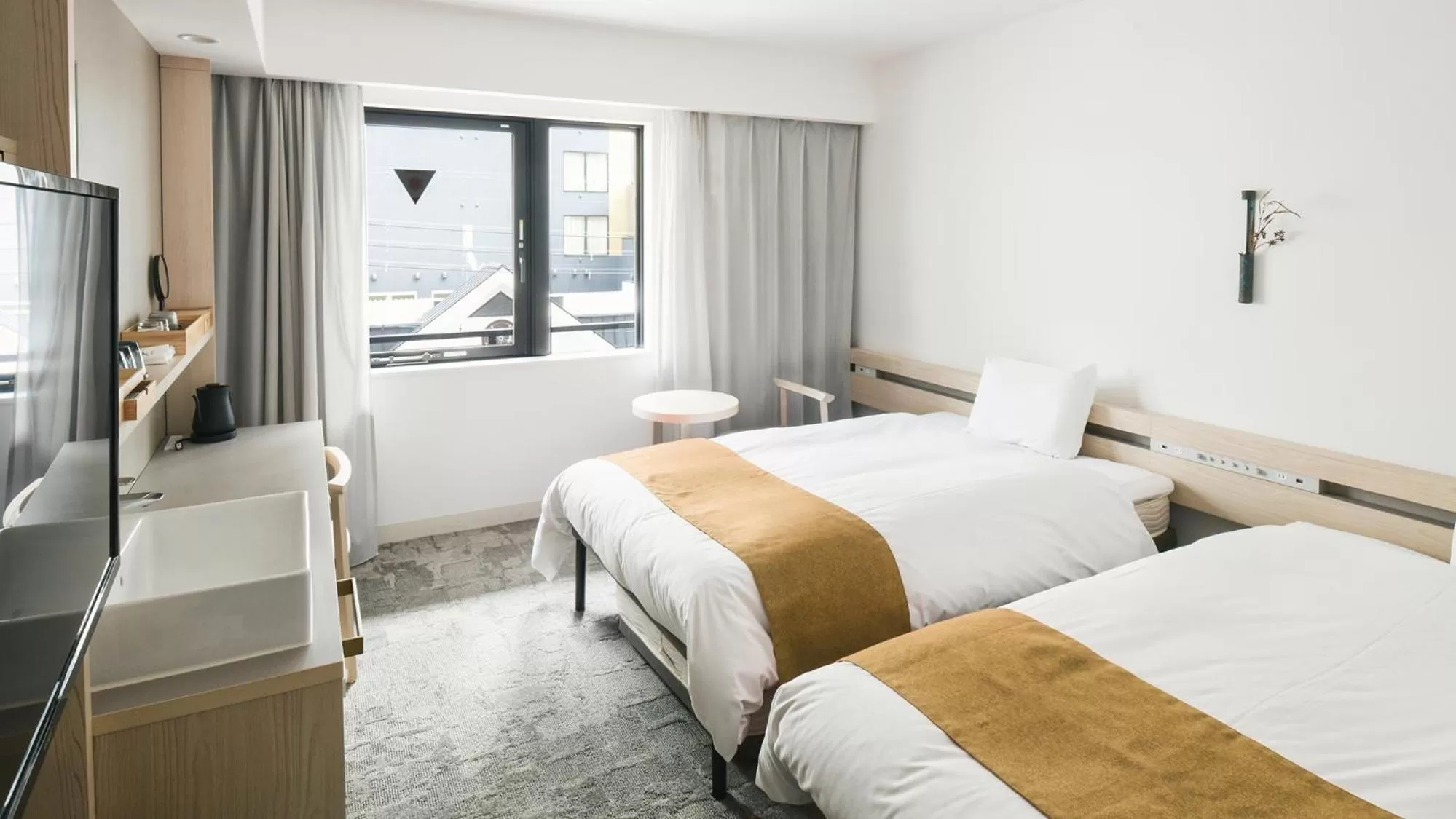 Bed in REF Kumamoto by VESSEL HOTELS