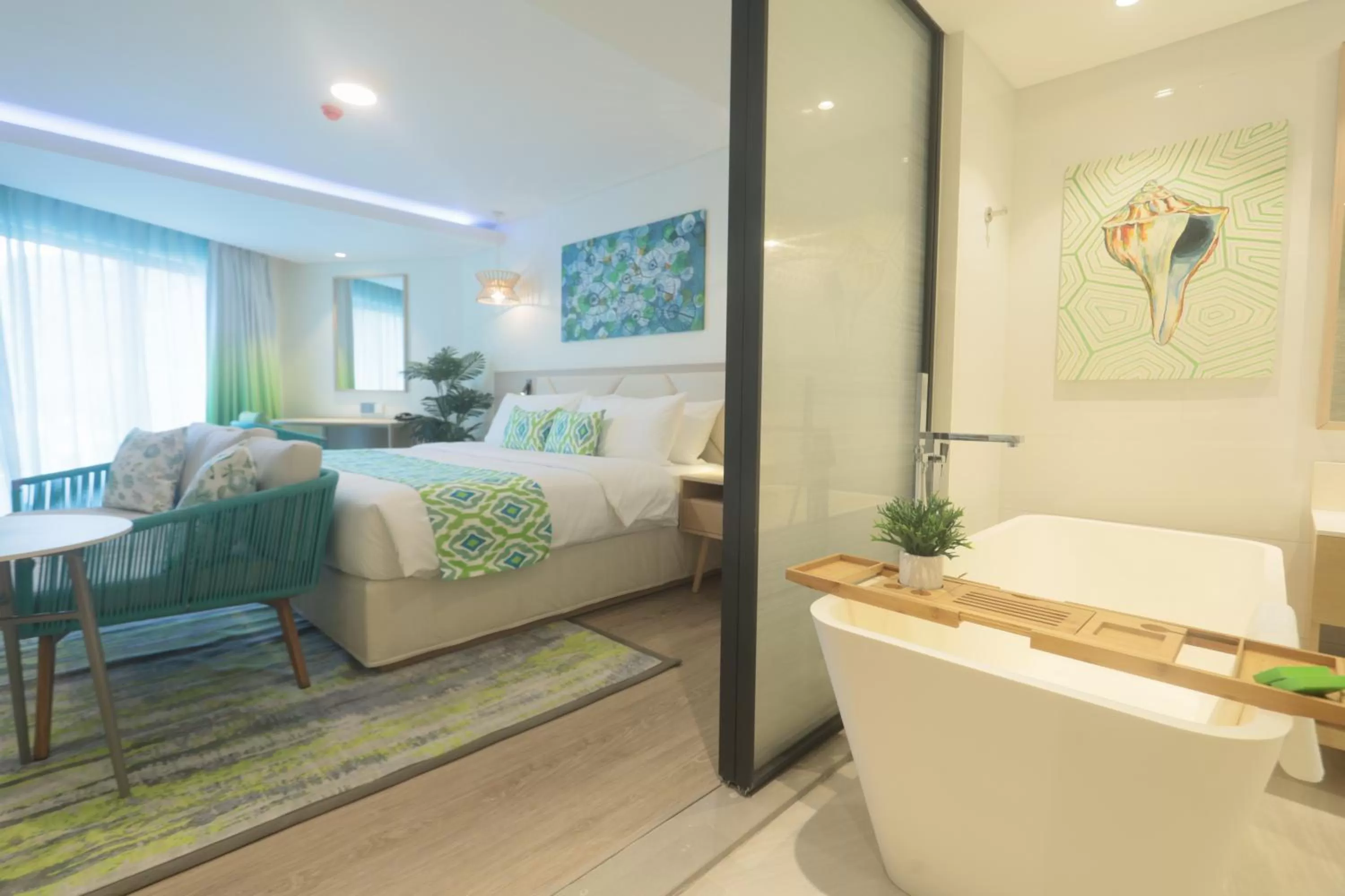 Bed in Lime Resort El Nido