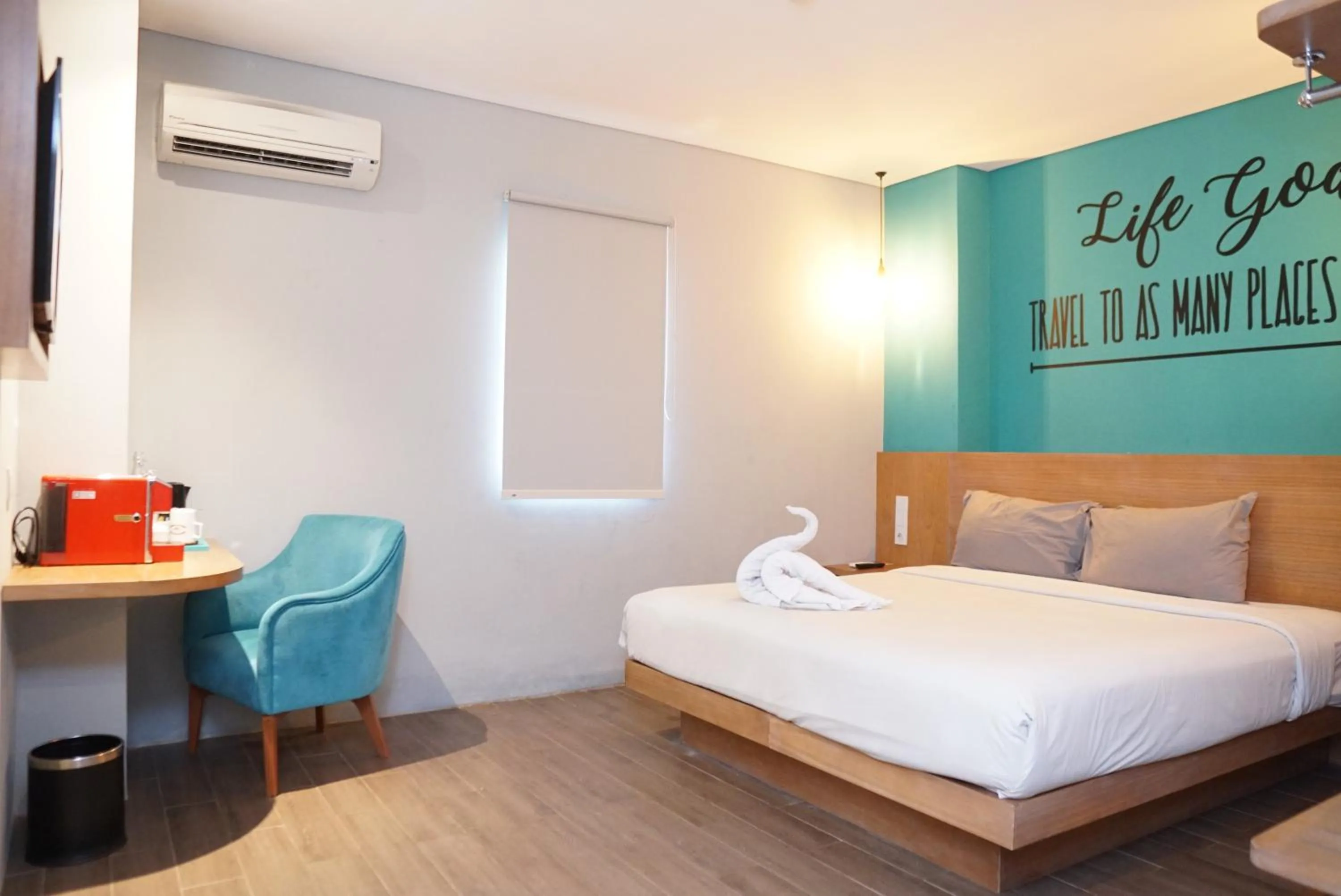 Bed in Radja Art and Boutique Hotel Simpang Lima