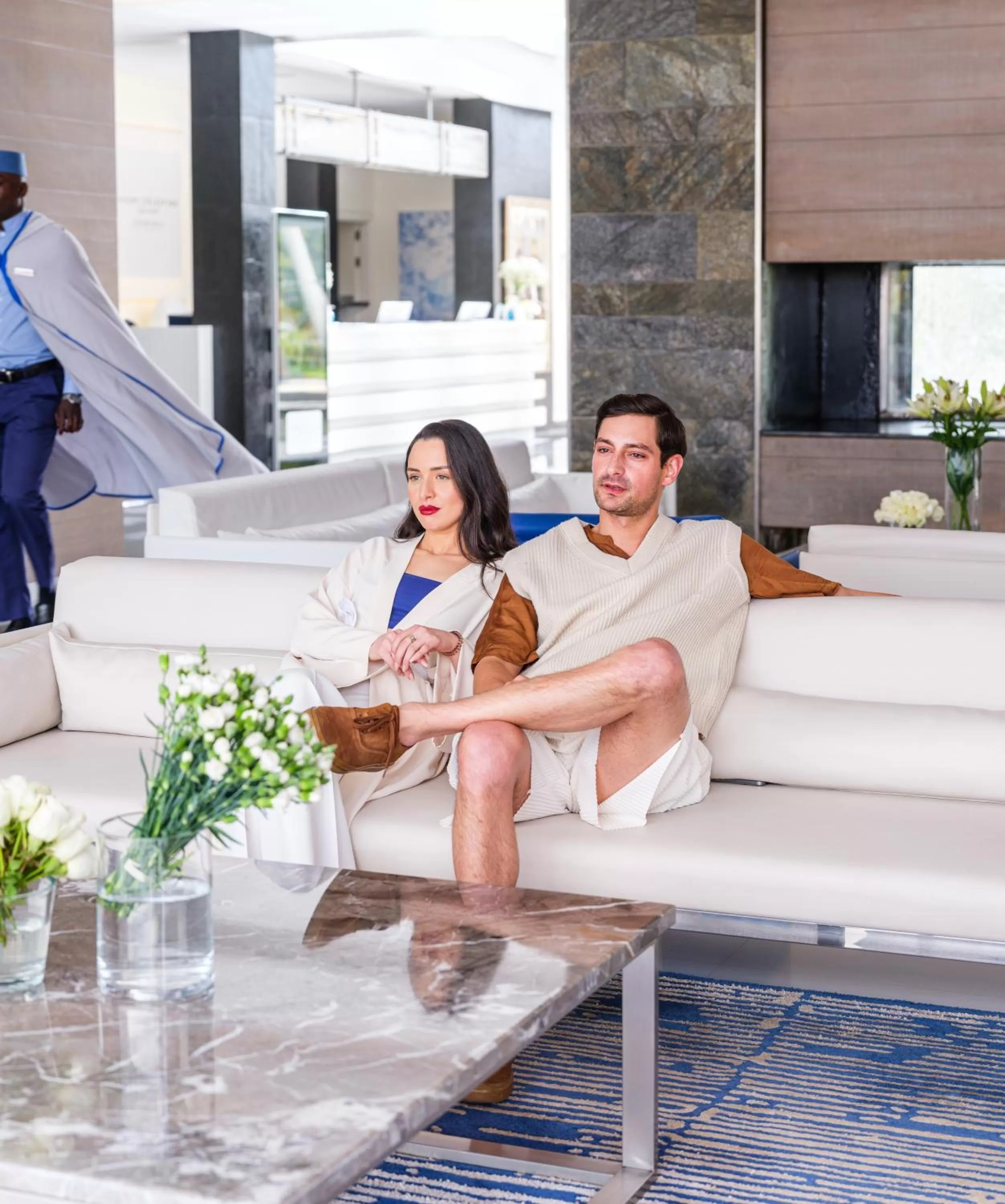Lobby or reception in Vichy Célestins Spa Hôtel Casablanca