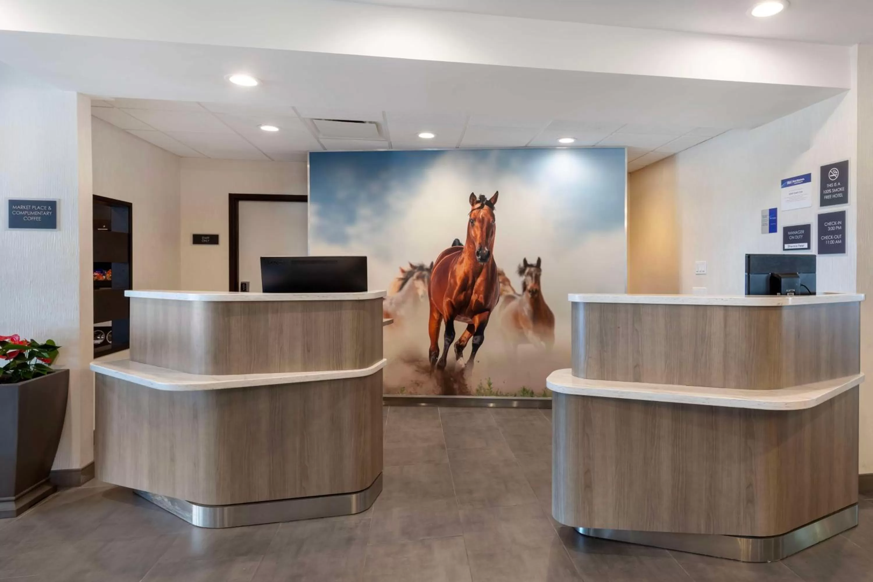 Lobby or reception in Best Western Plus Fort Worth North