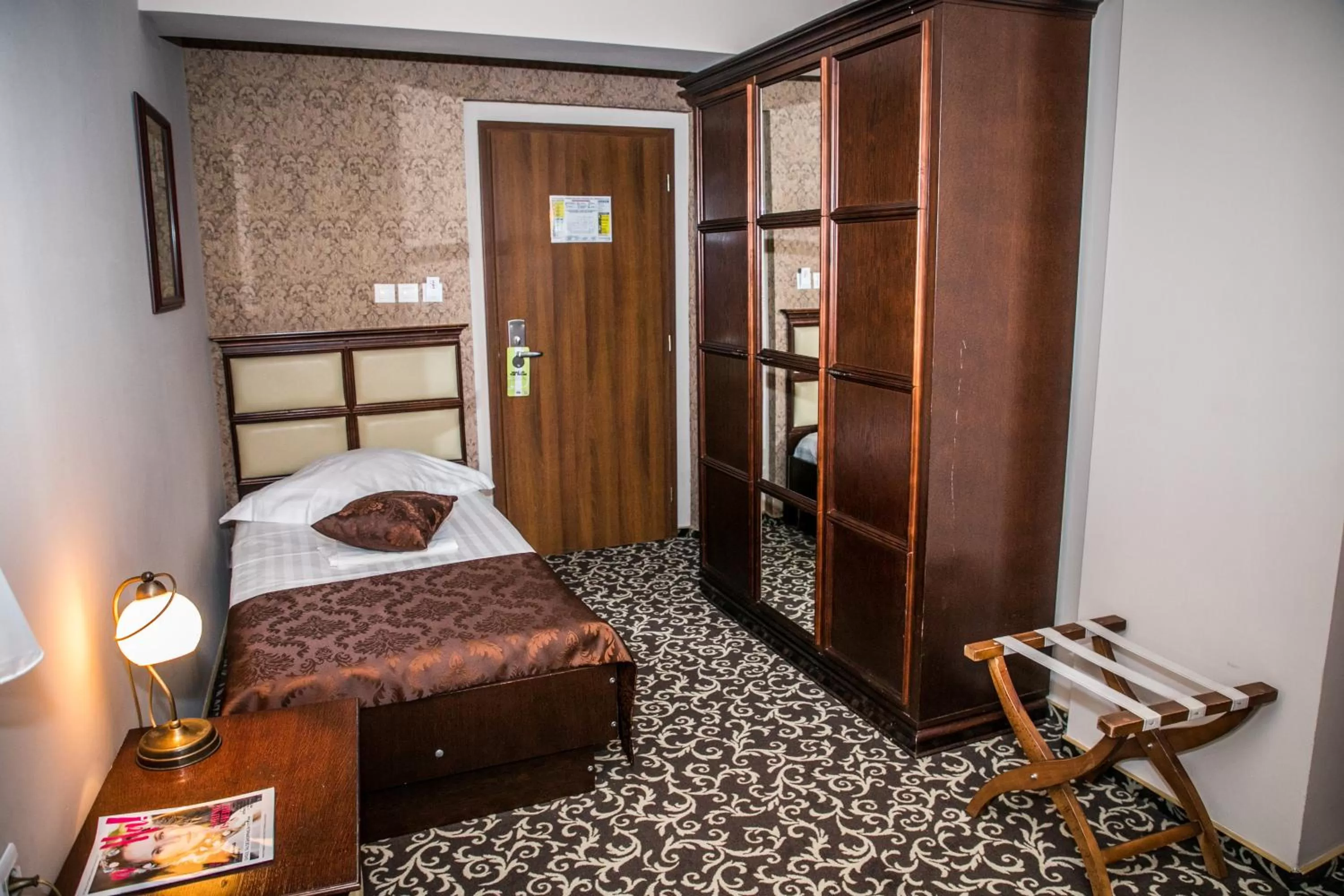 Bed in Hotel Megalos