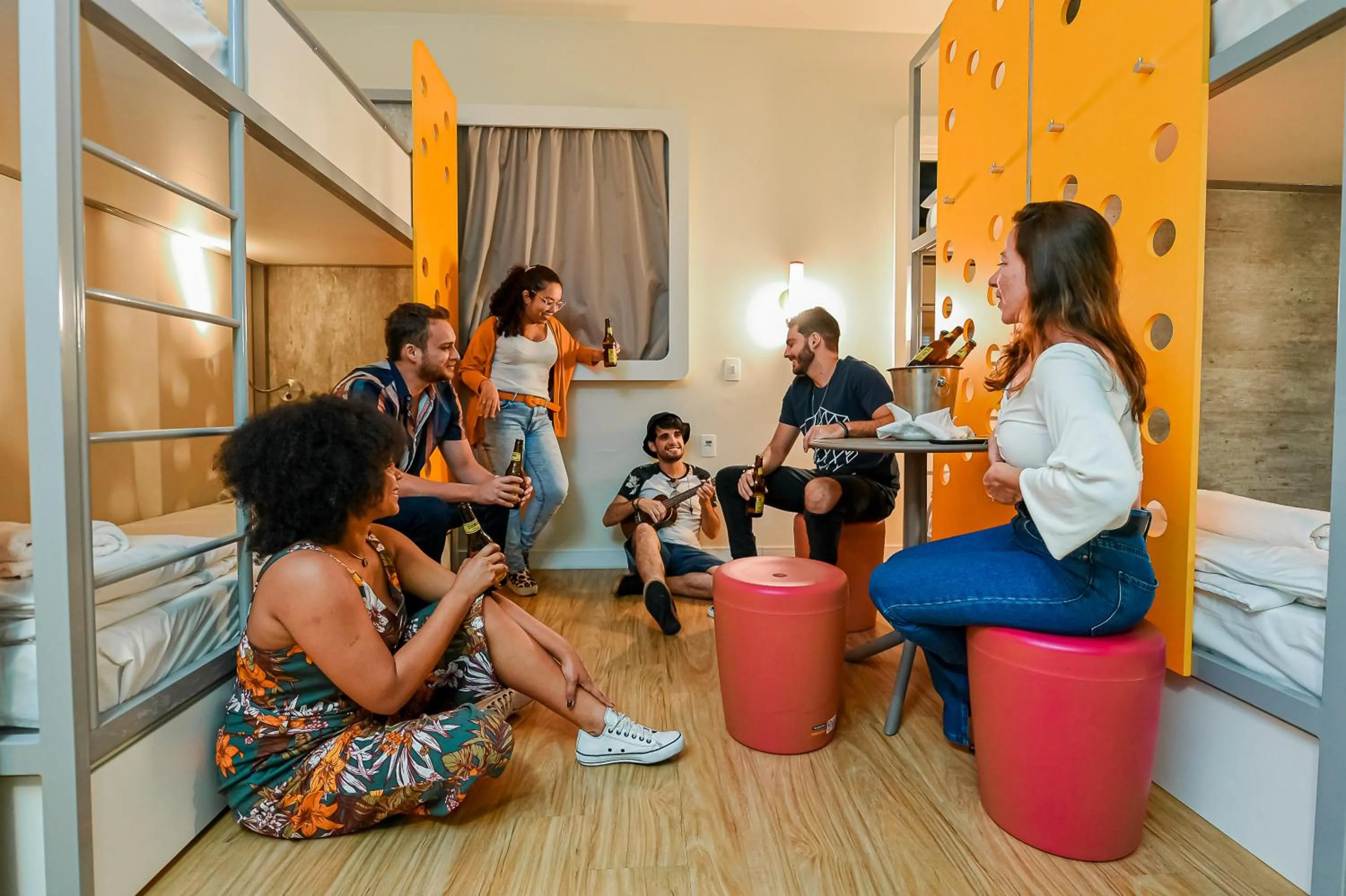 People in ibis budget Santos Gonzaga