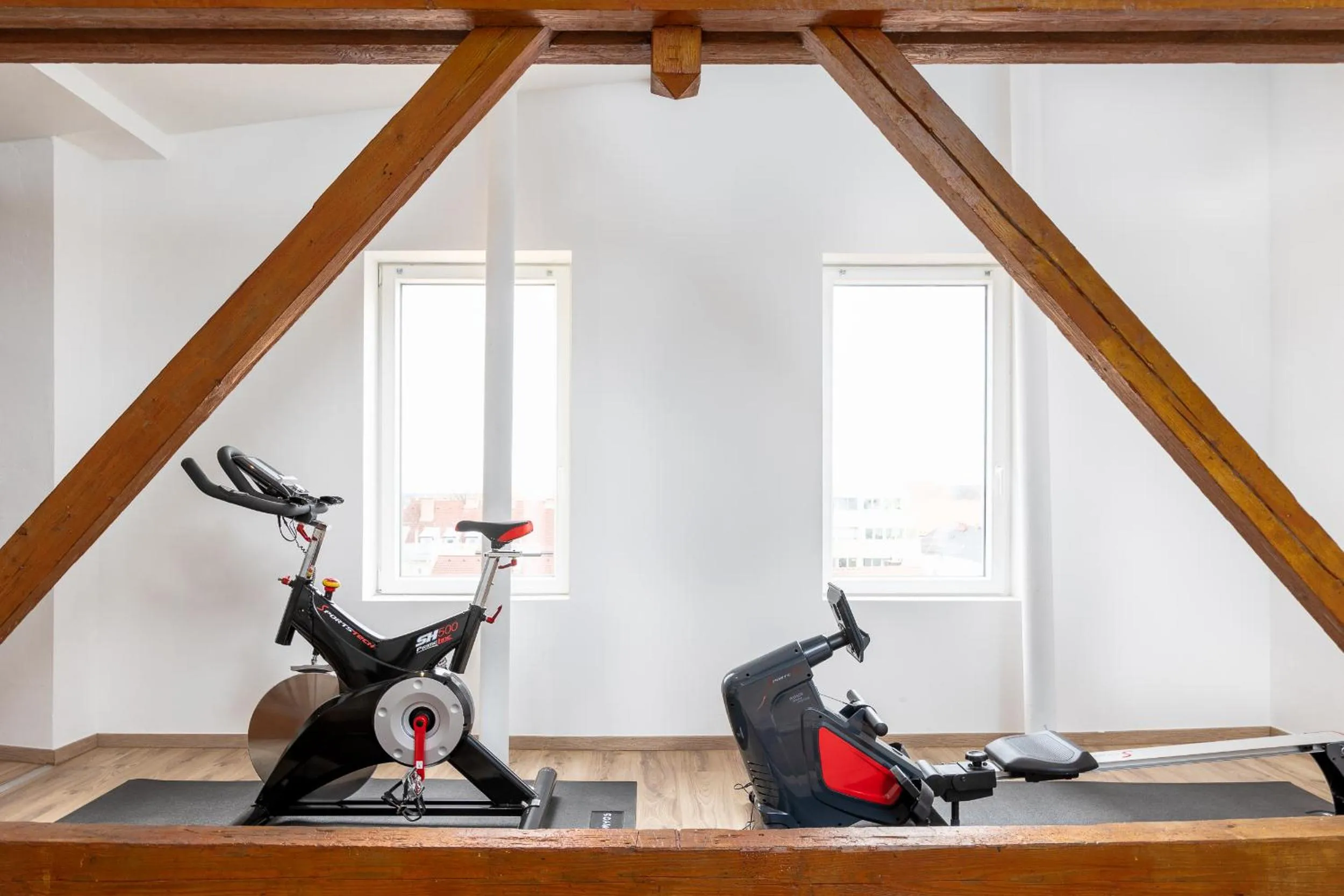 Fitness centre/facilities in Hotel Zentral