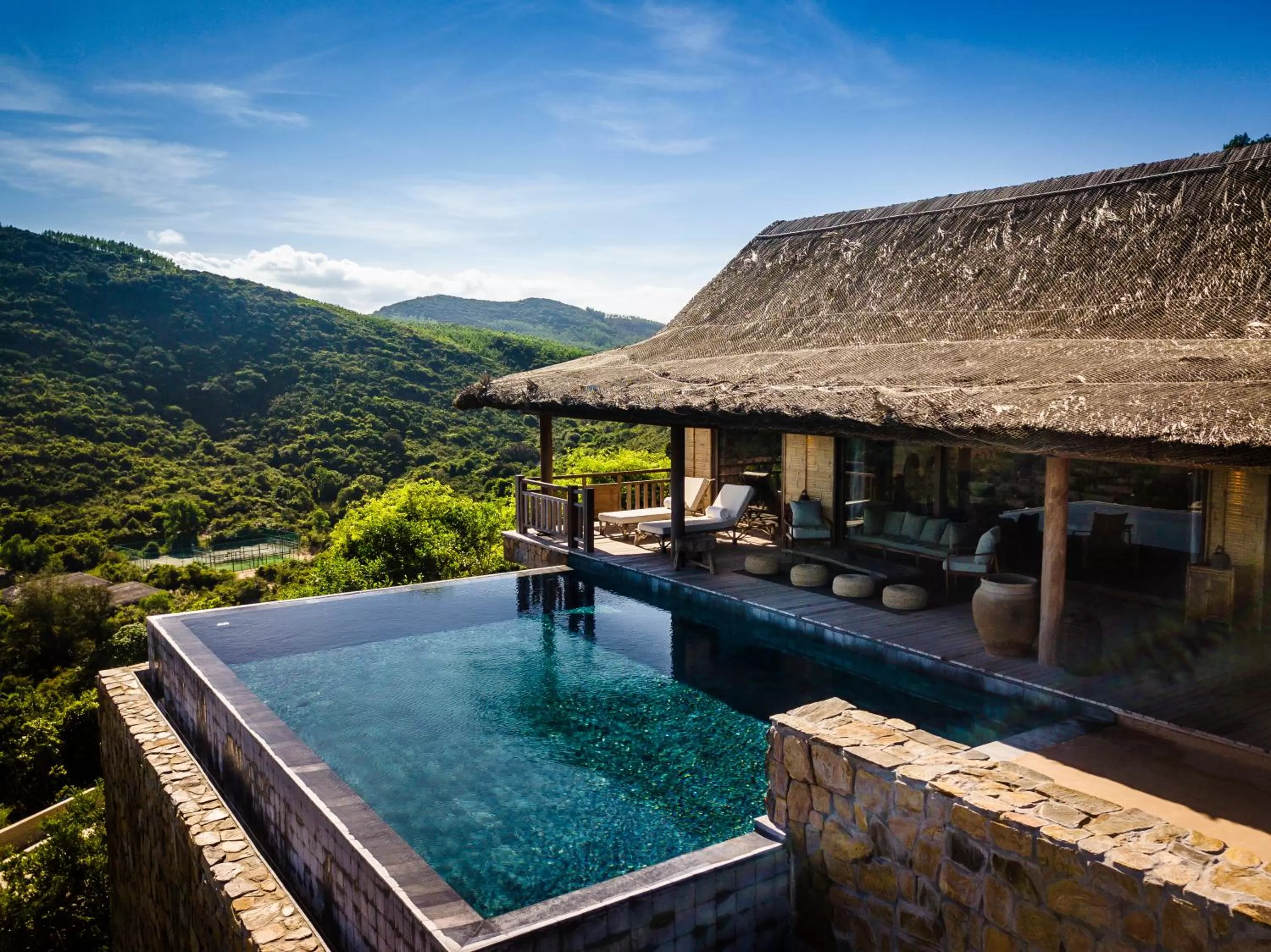 Swimming pool in Zannier Bai San Hô