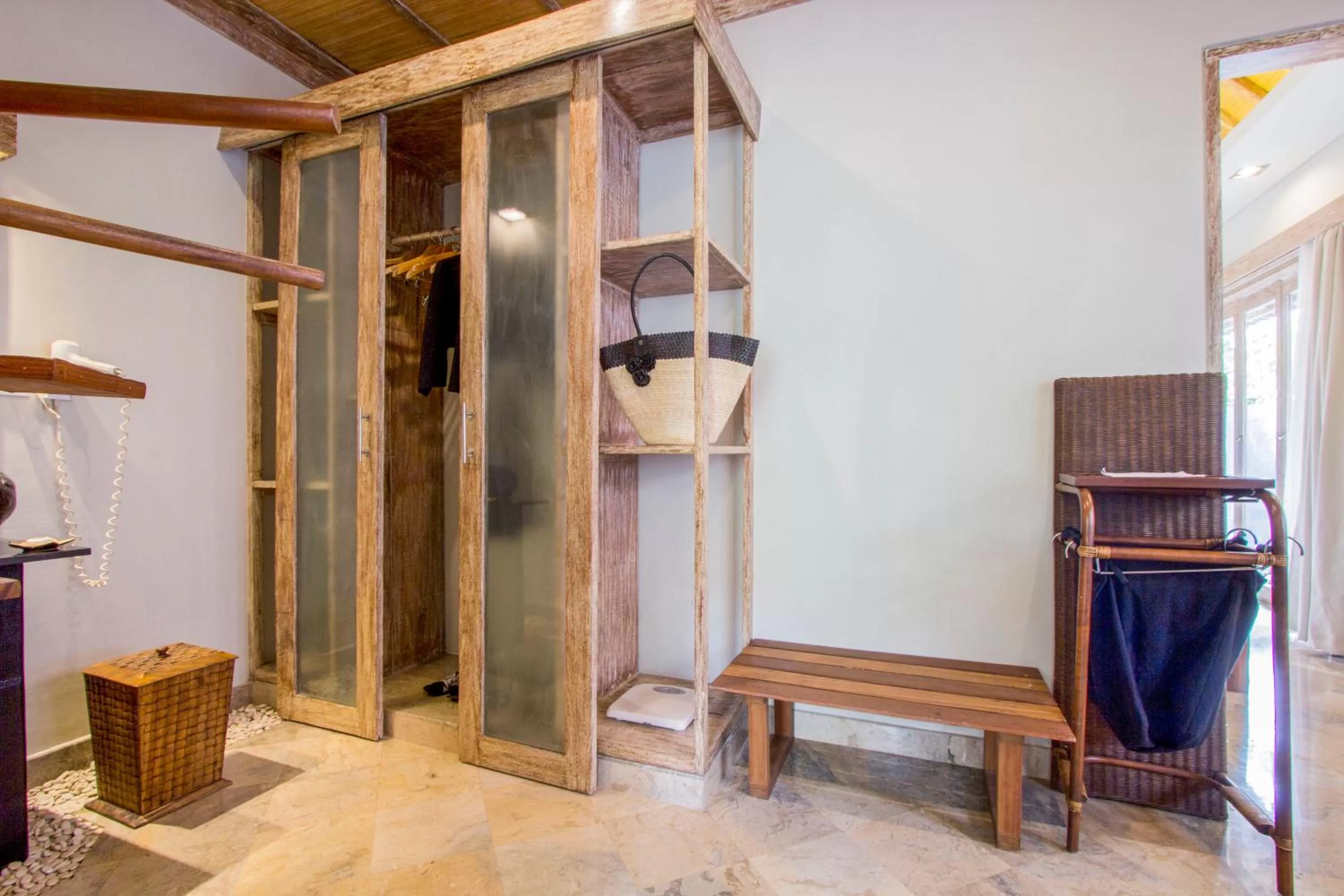 wardrobe in KajaNe Mua at Ubud Bali