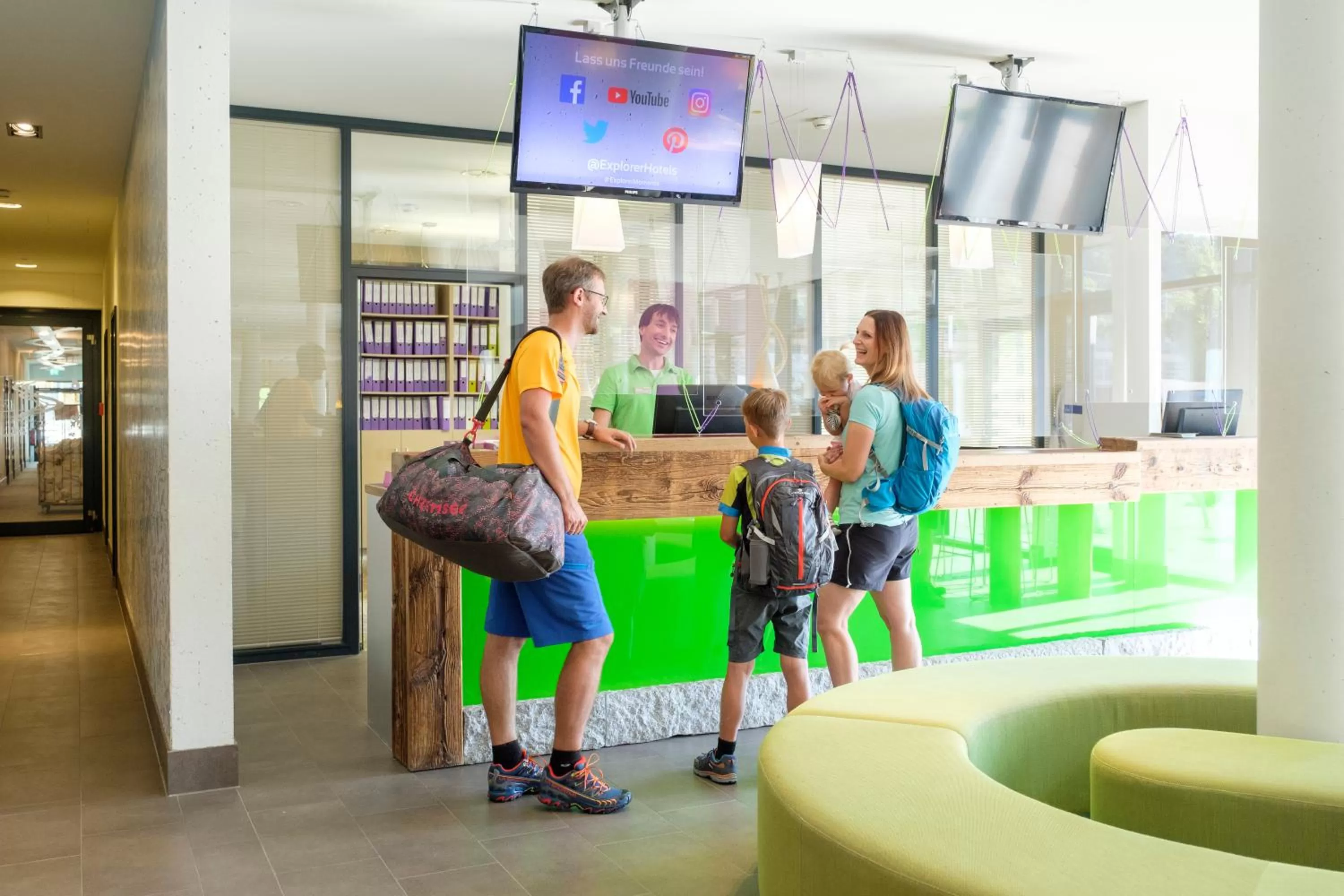 Lobby or reception in Explorer Hotel Neuschwanstein