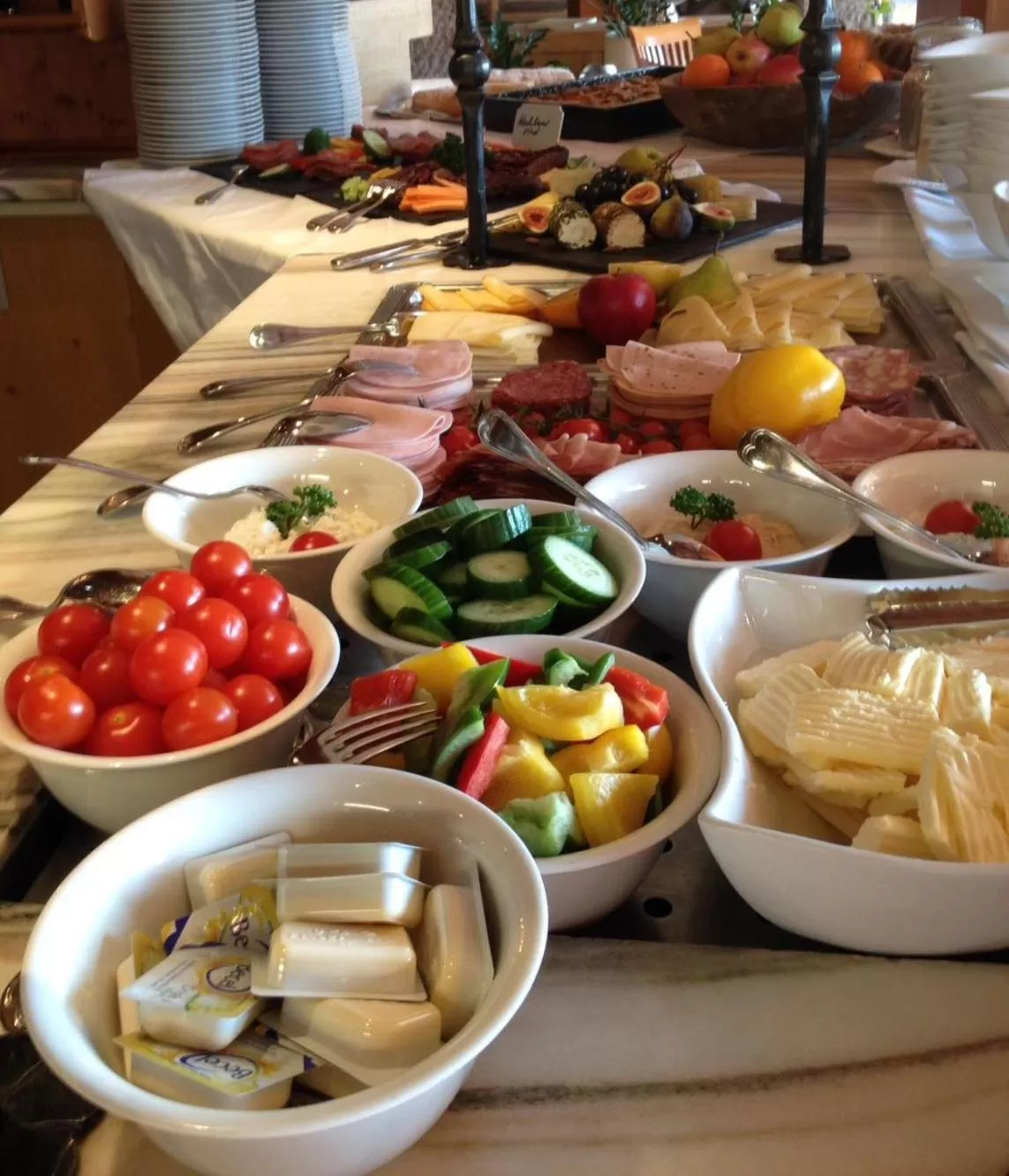 Continental breakfast in Scheffer's Hotel