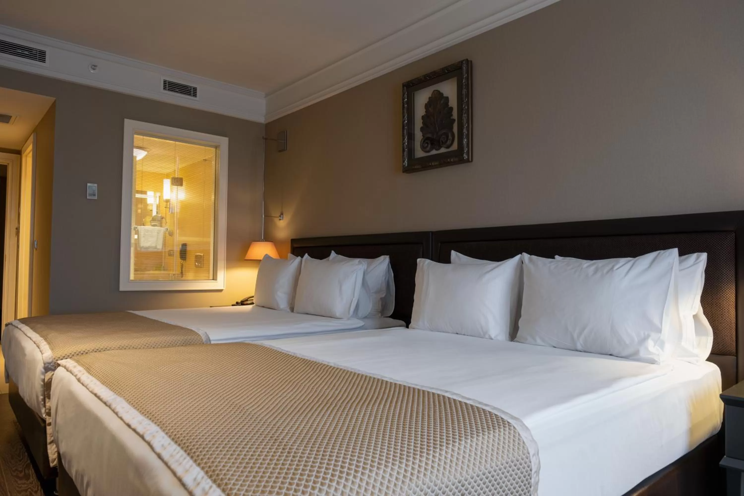 Bed in Windsor Hotel & Convention Center Istanbul