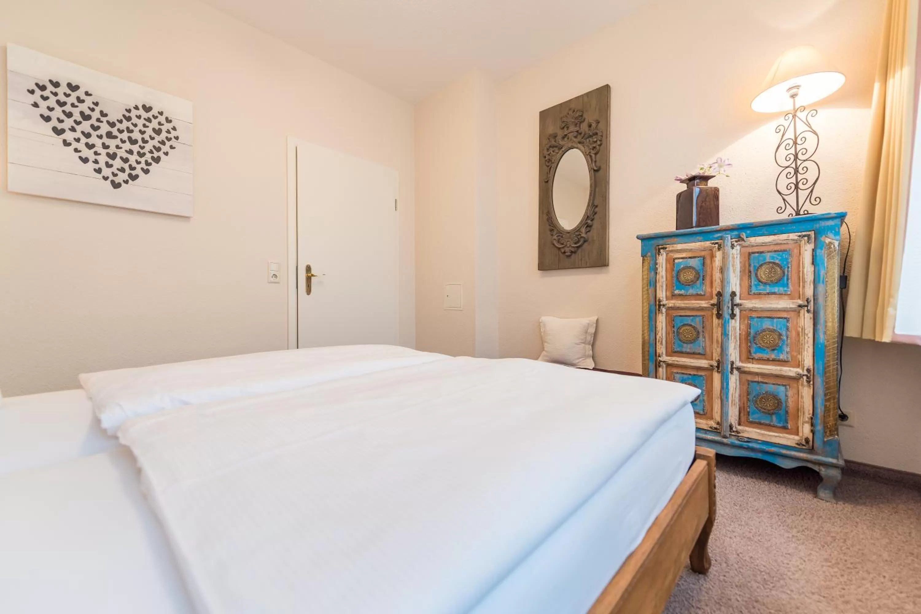 Decorative detail, Bed in Hotel Villa Waldfrieden