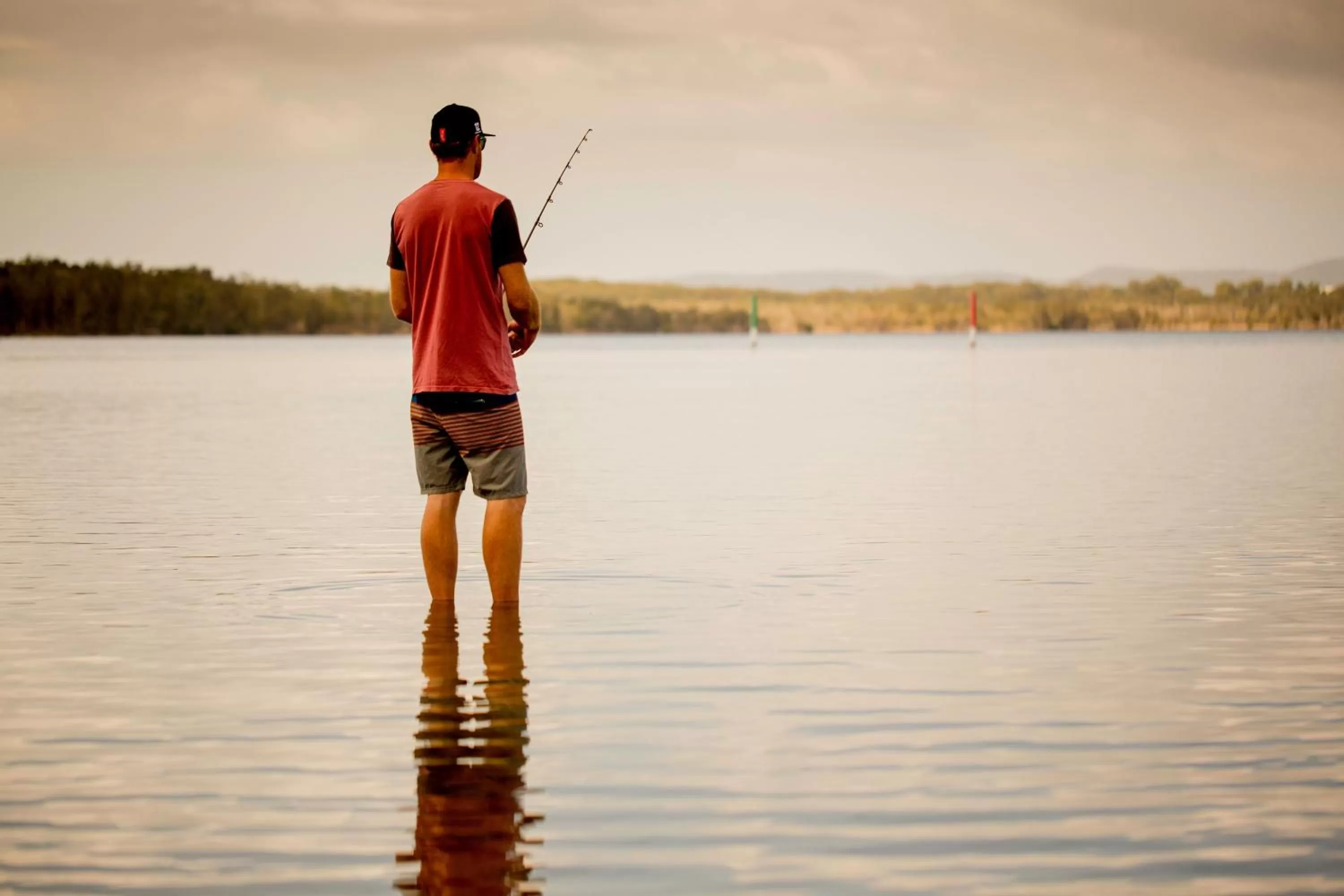 People in Lakeside Forster Holiday Park and Village