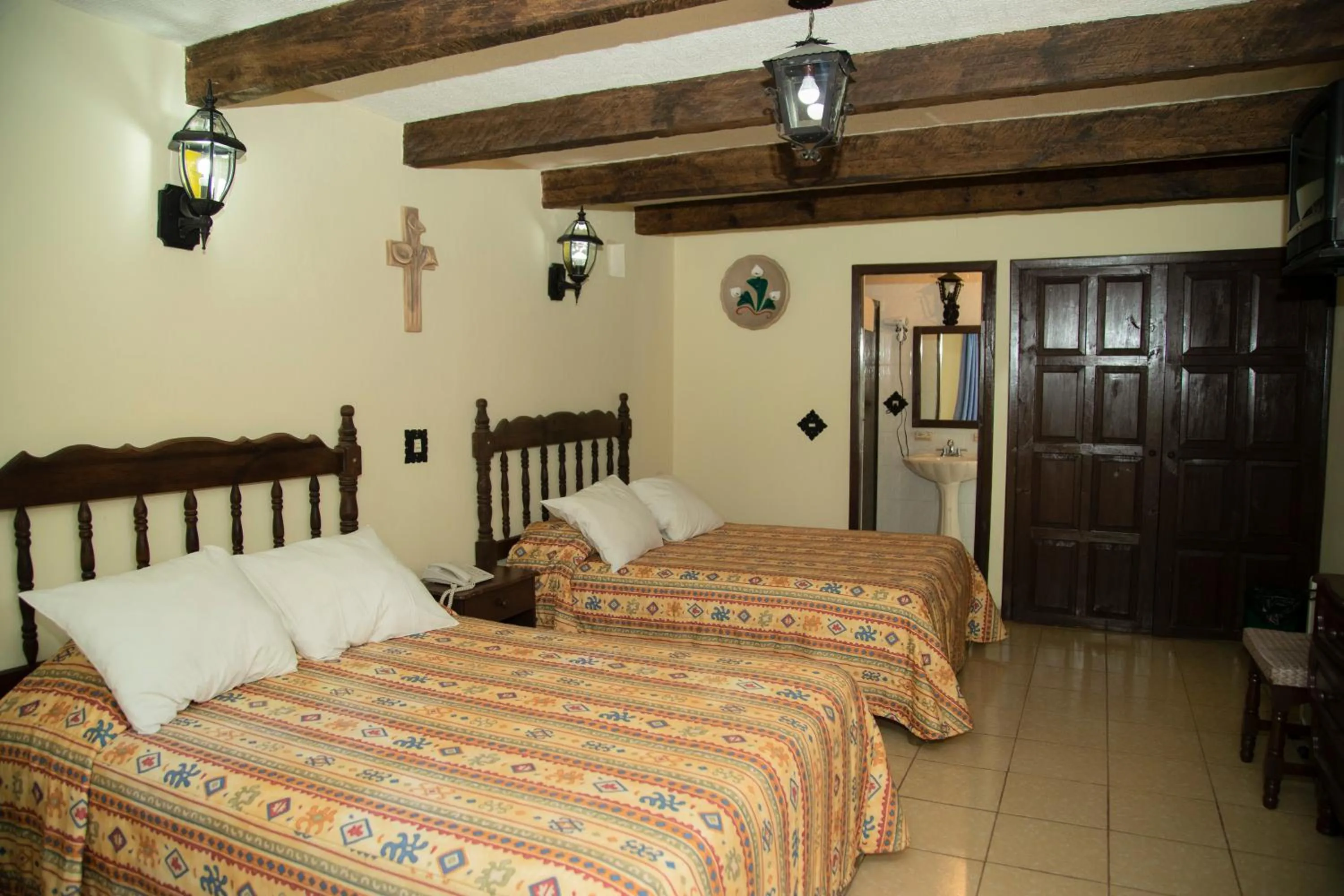 Bed in Villas Vanessa a 15 minutos del centro de la ciudad en vehiculo