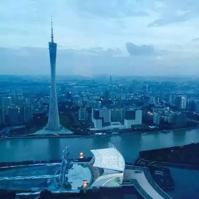 City view in Guangzhou Victory Apartment