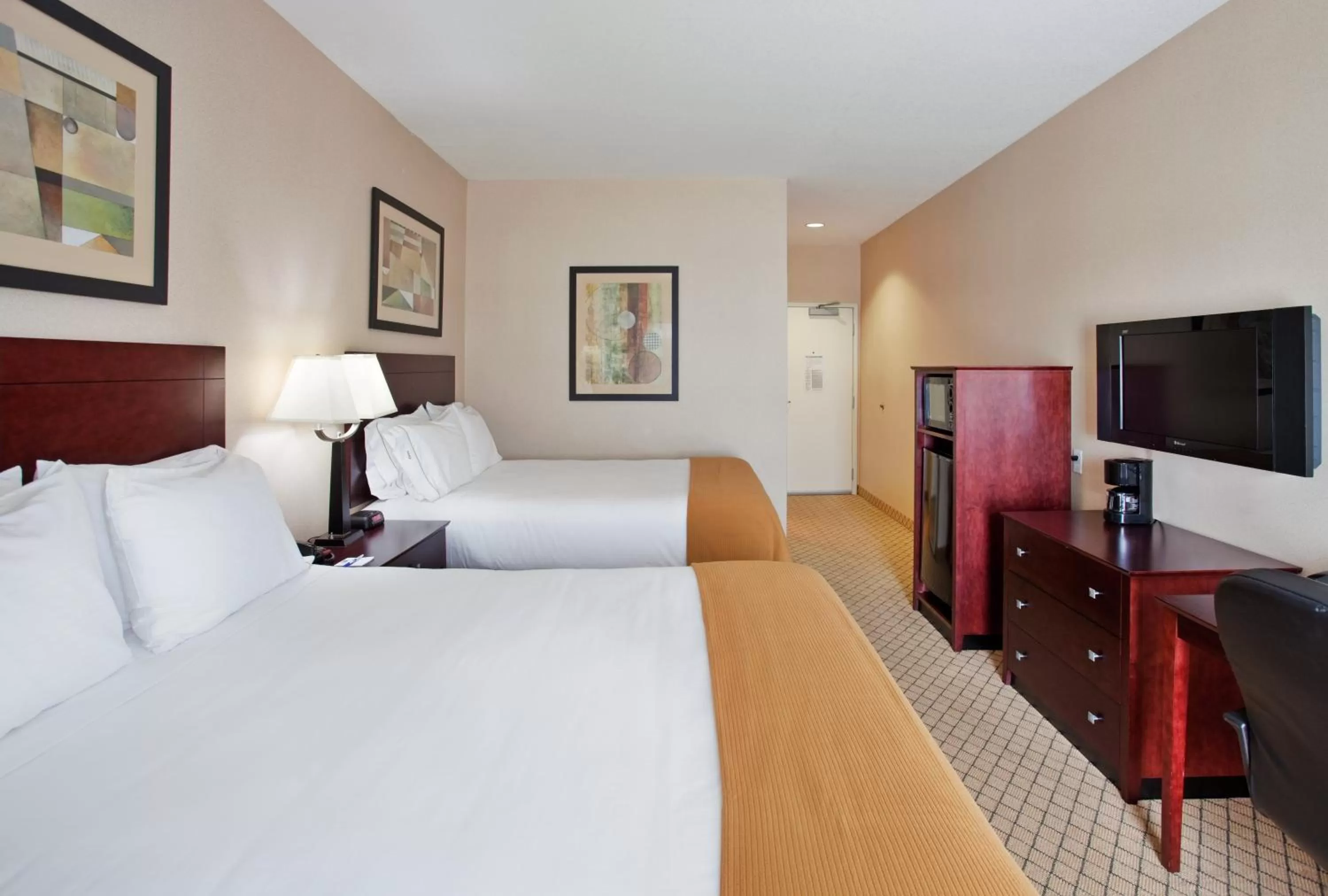 Queen Room with Two Queen Beds - Non-Smoking in Holiday Inn Express Hotel & Suites Wichita Airport, an IHG Hotel