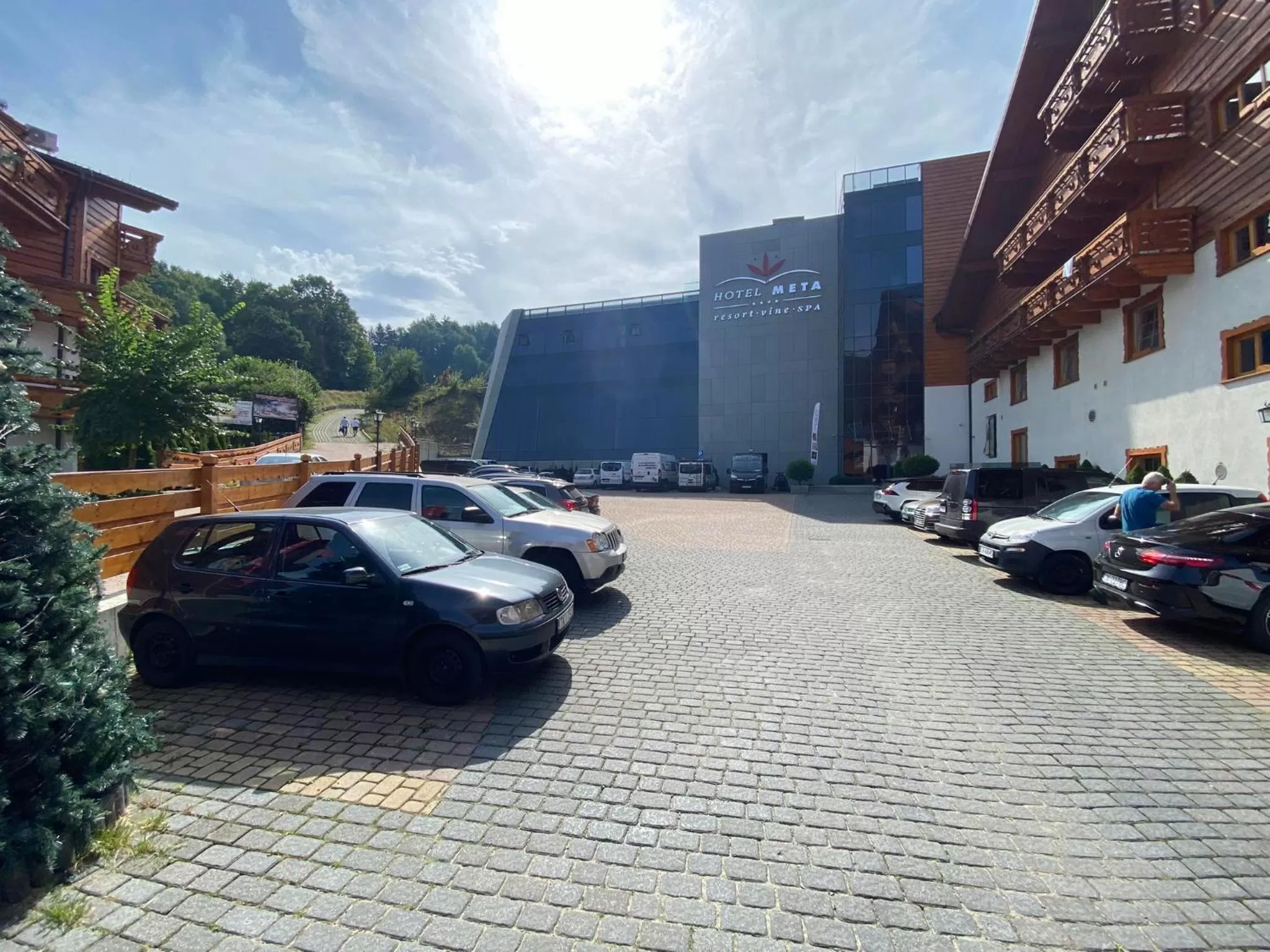 Parking in Hotel META Resort & Vine SPA