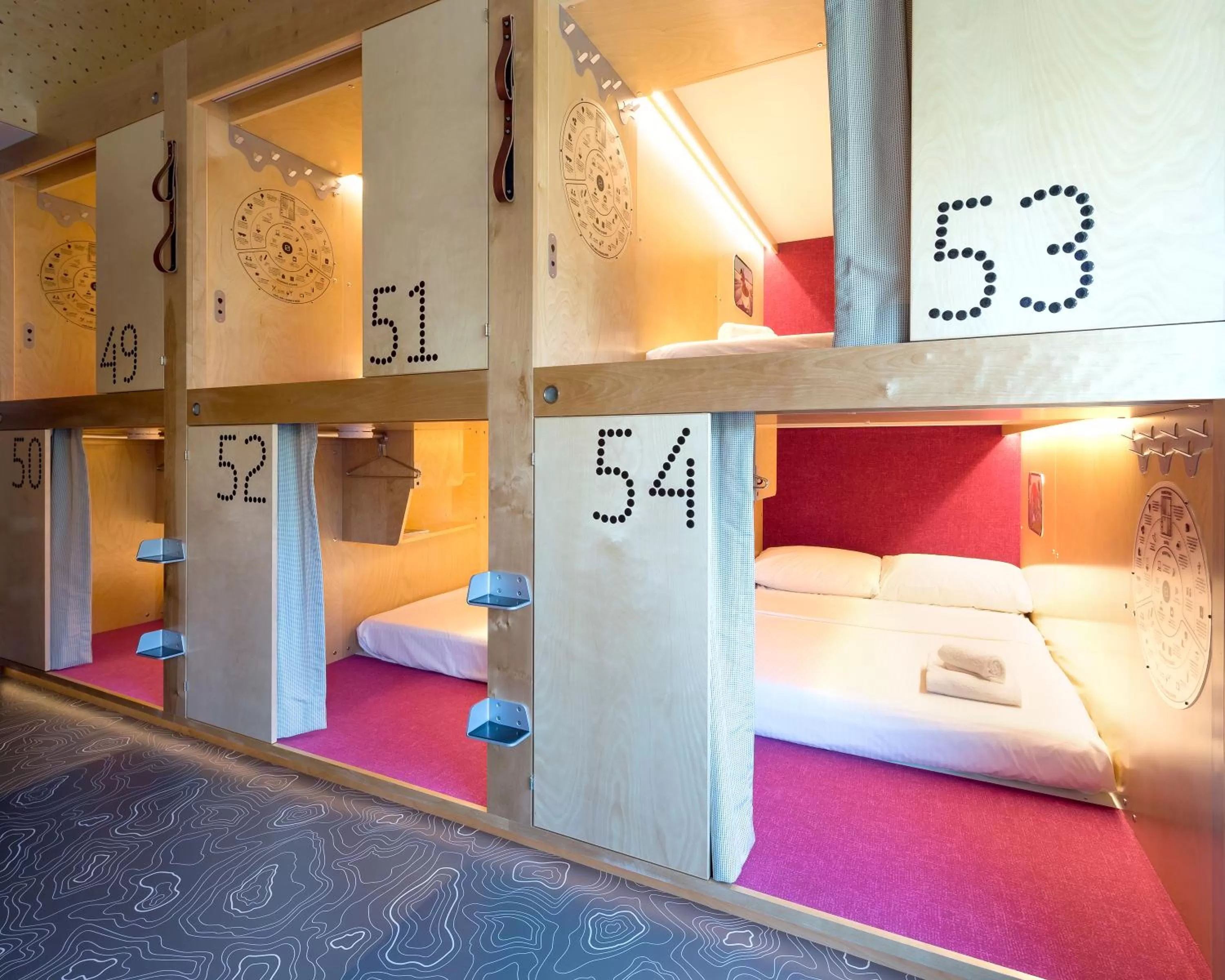 Photo of the whole room, Bed in Pangea Pod Hotel