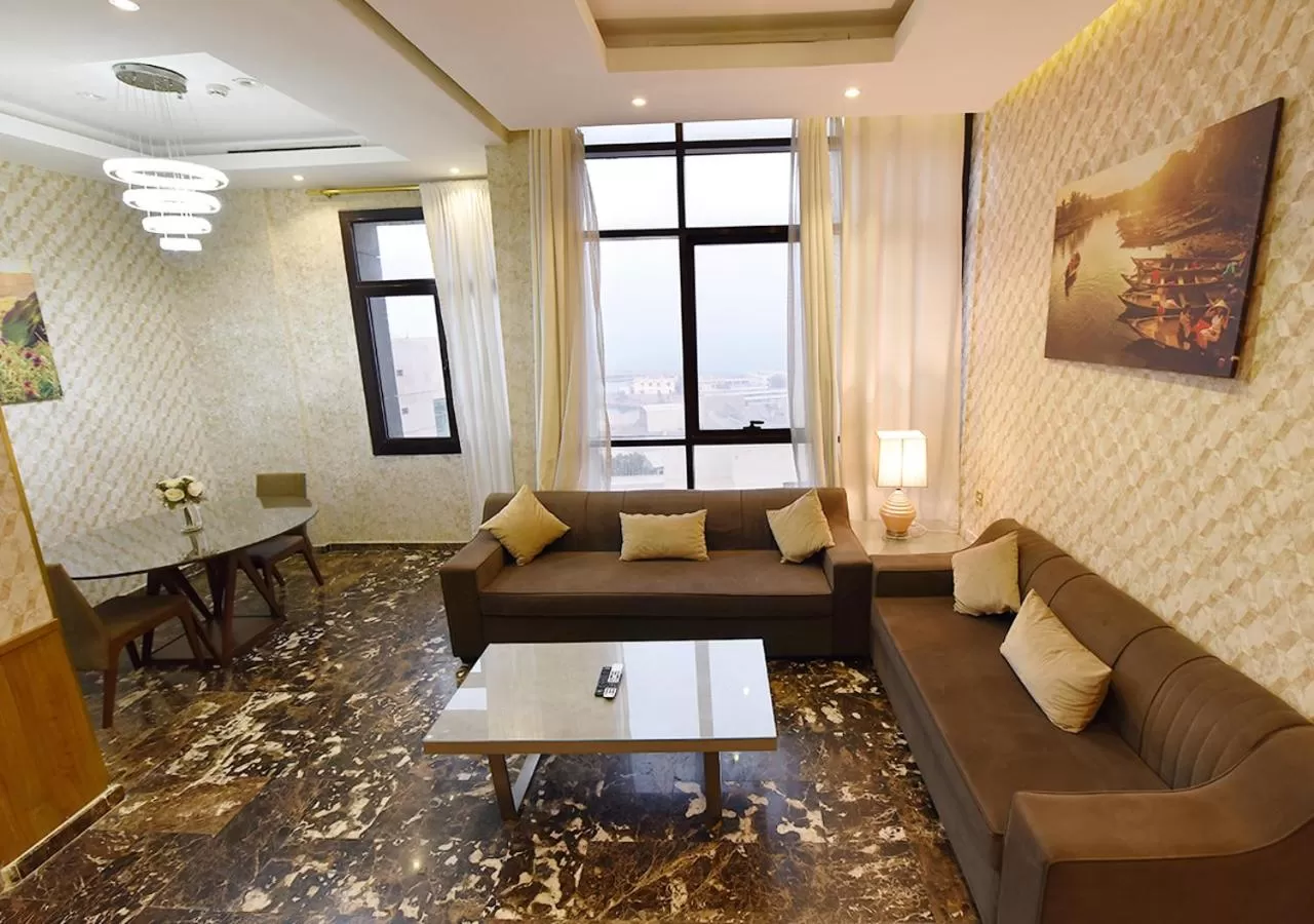 Seating Area in Rihanna Hotel Apartment