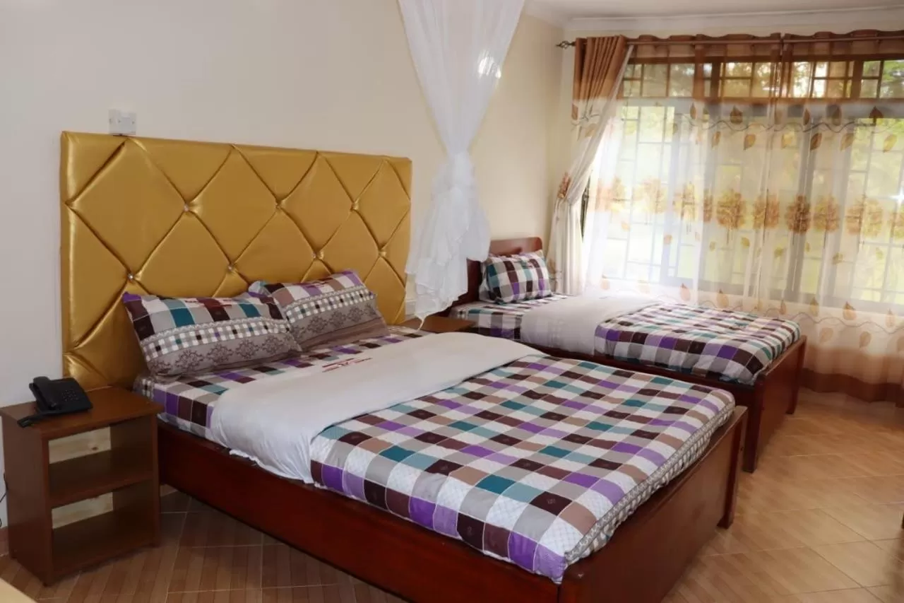 Bed in Vienna Woods Hotel Nakuru