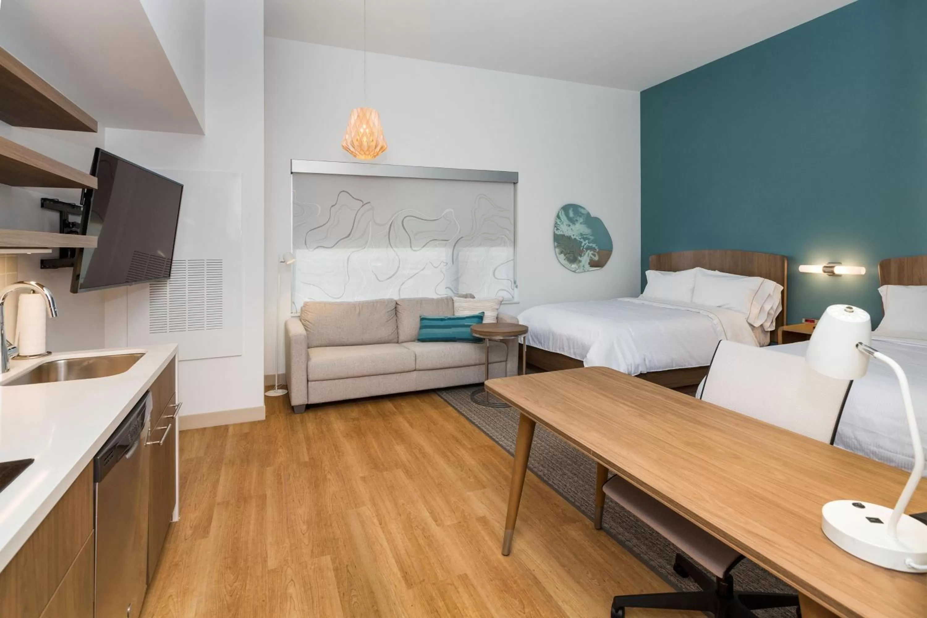 Photo of the whole room, Bed in Element Denver International Airport