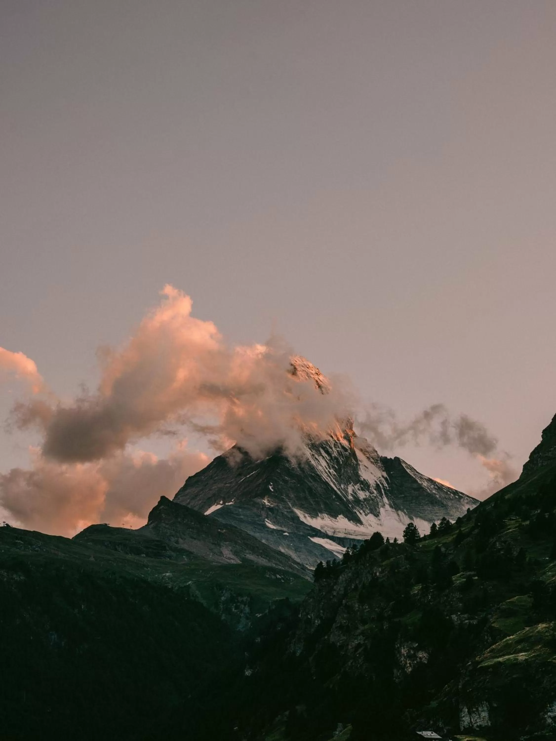 Natural landscape in BEAUSiTE Zermatt