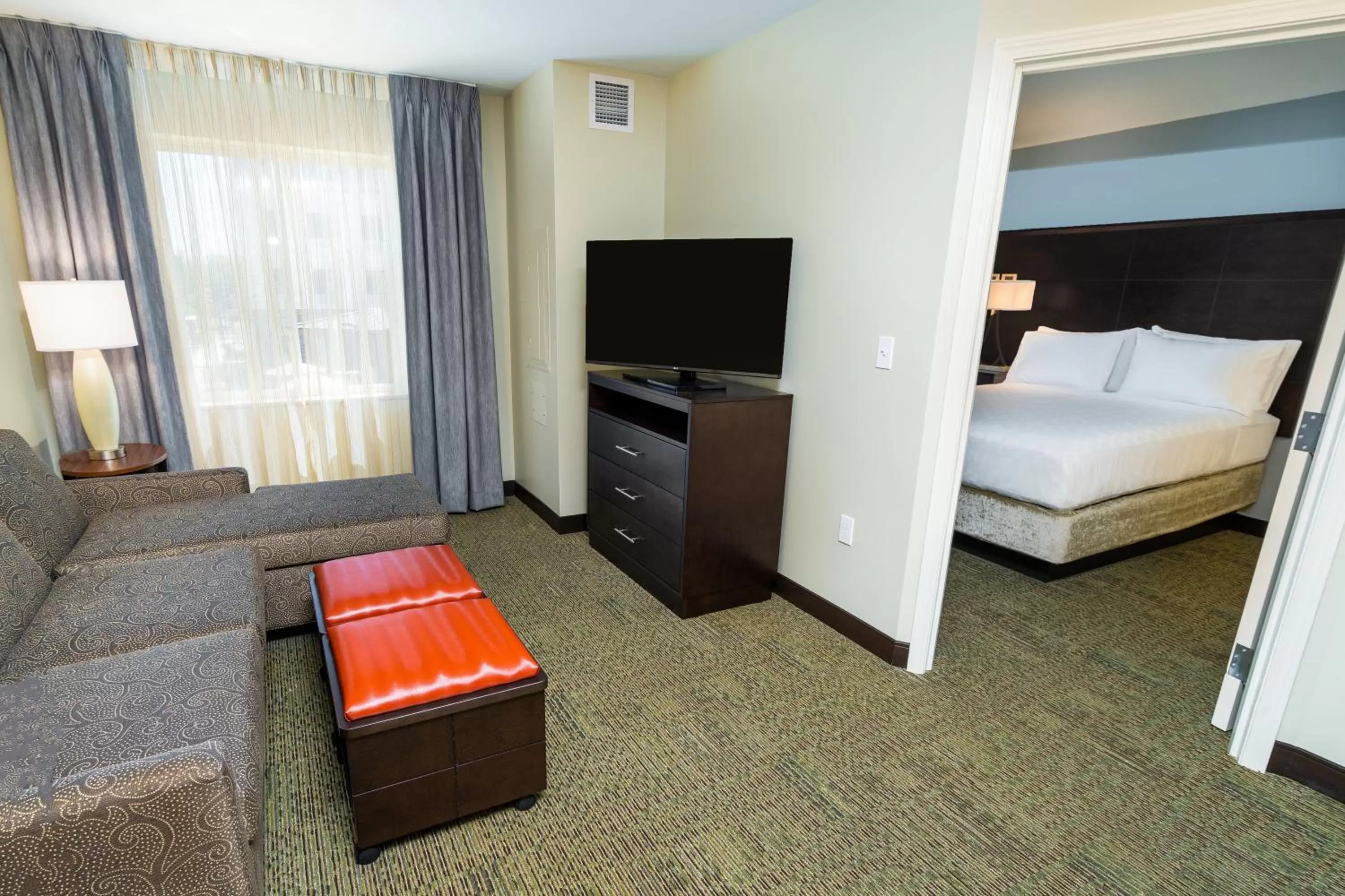 Photo of the whole room, Bed in Staybridge Suites - Newark - Fremont by IHG