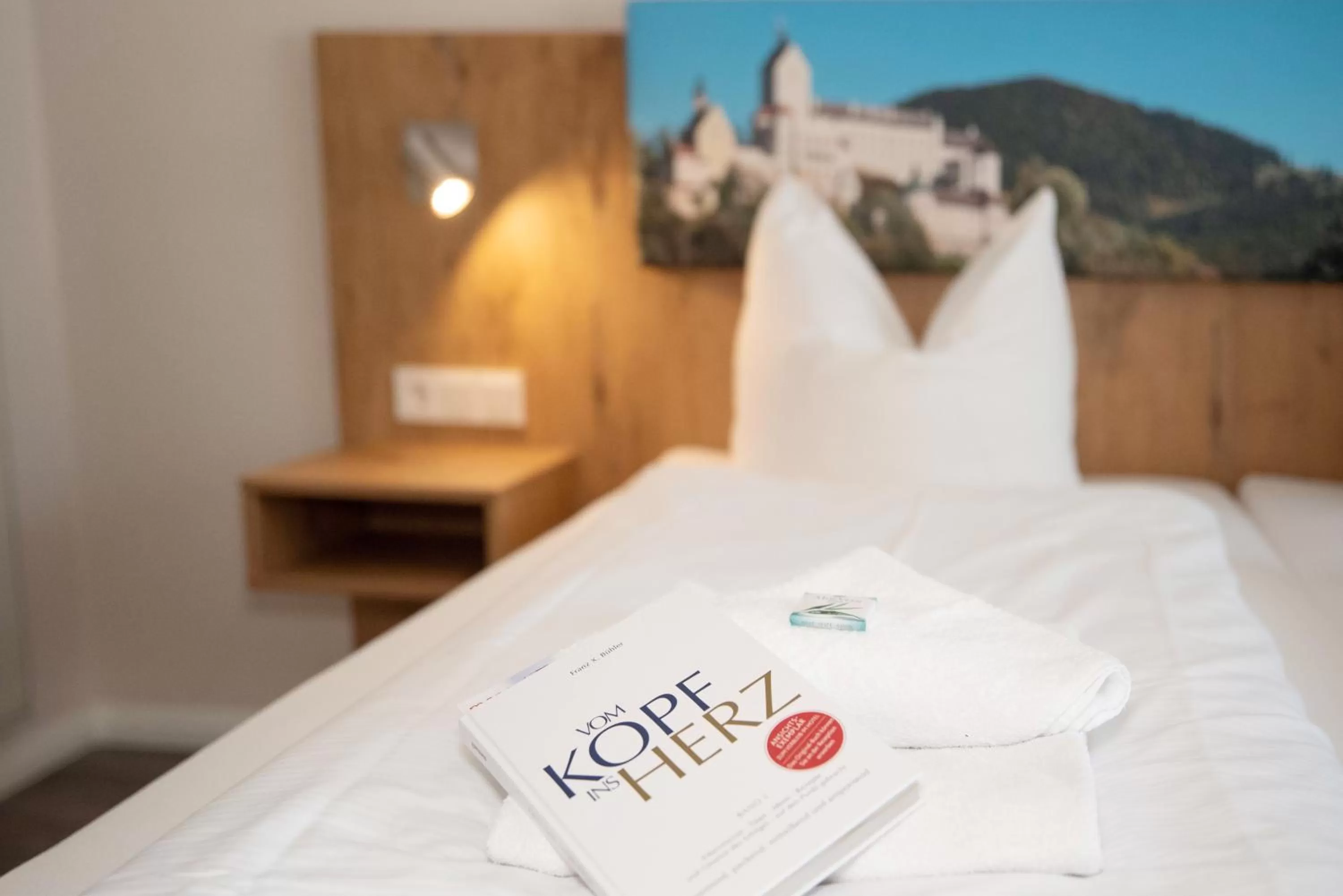 Bed in Hotel Hohenaschau