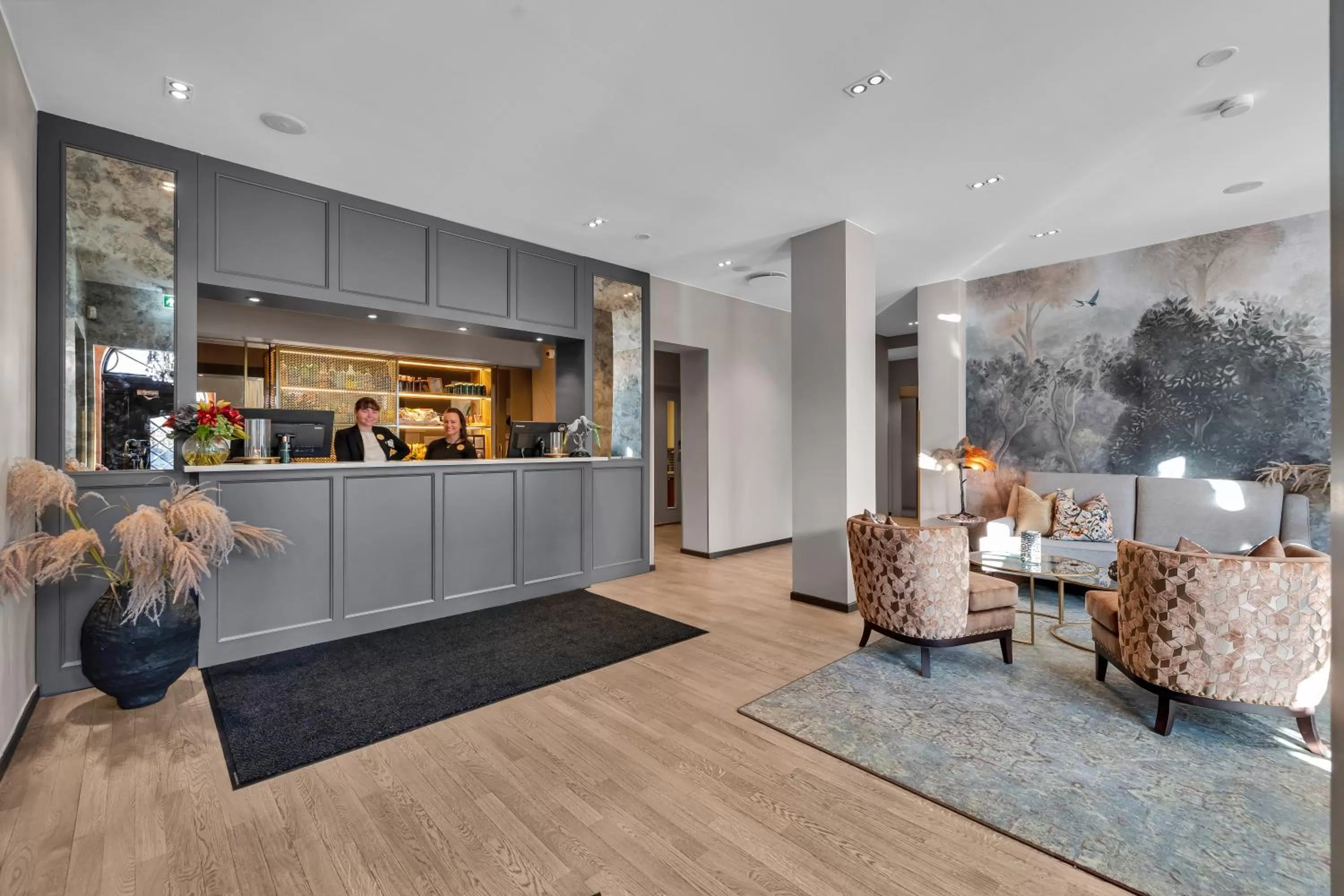 Lobby or reception in Home Hotel Gabelshus