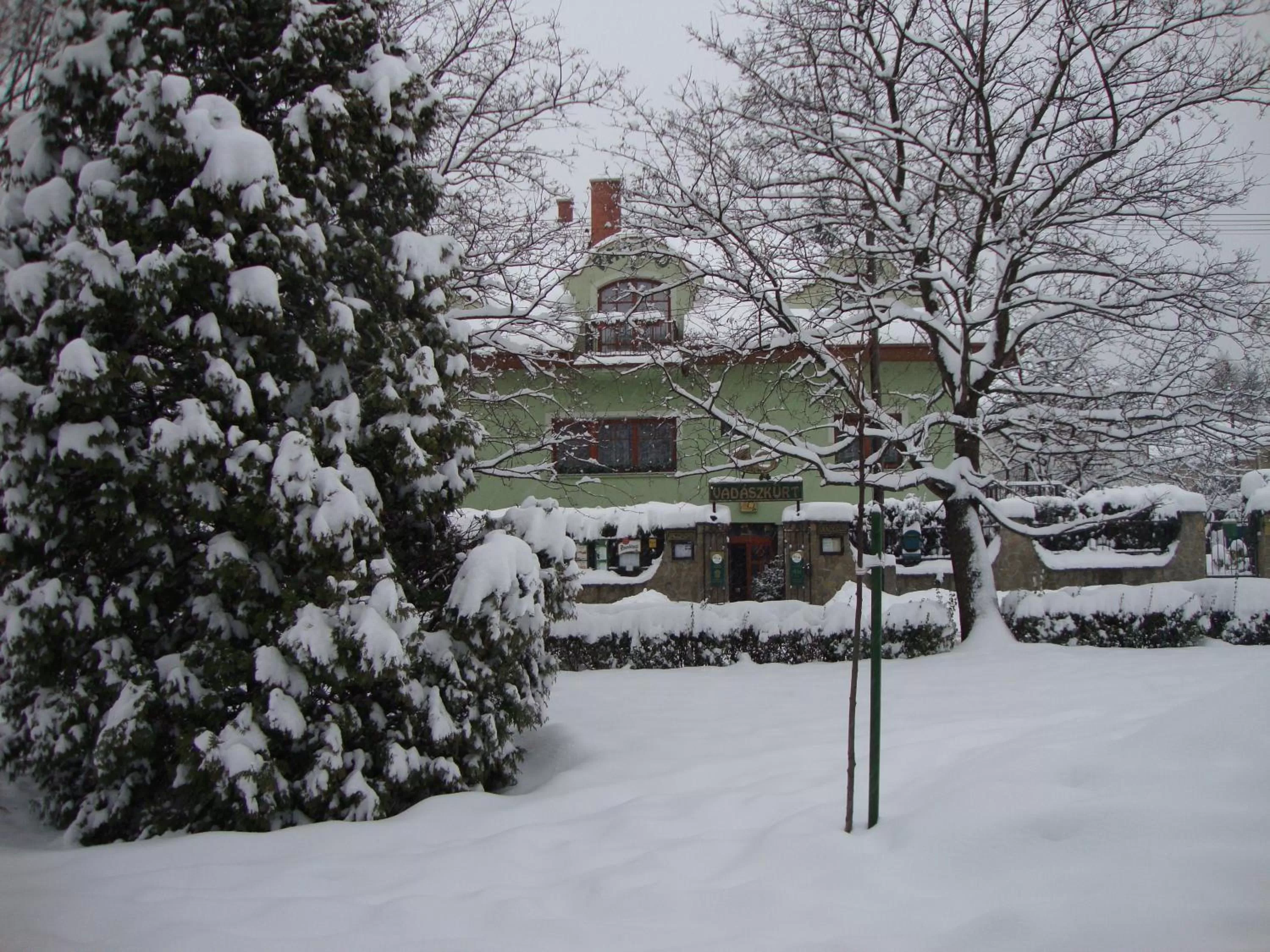 Facade/entrance in Vadászkürt Panzió