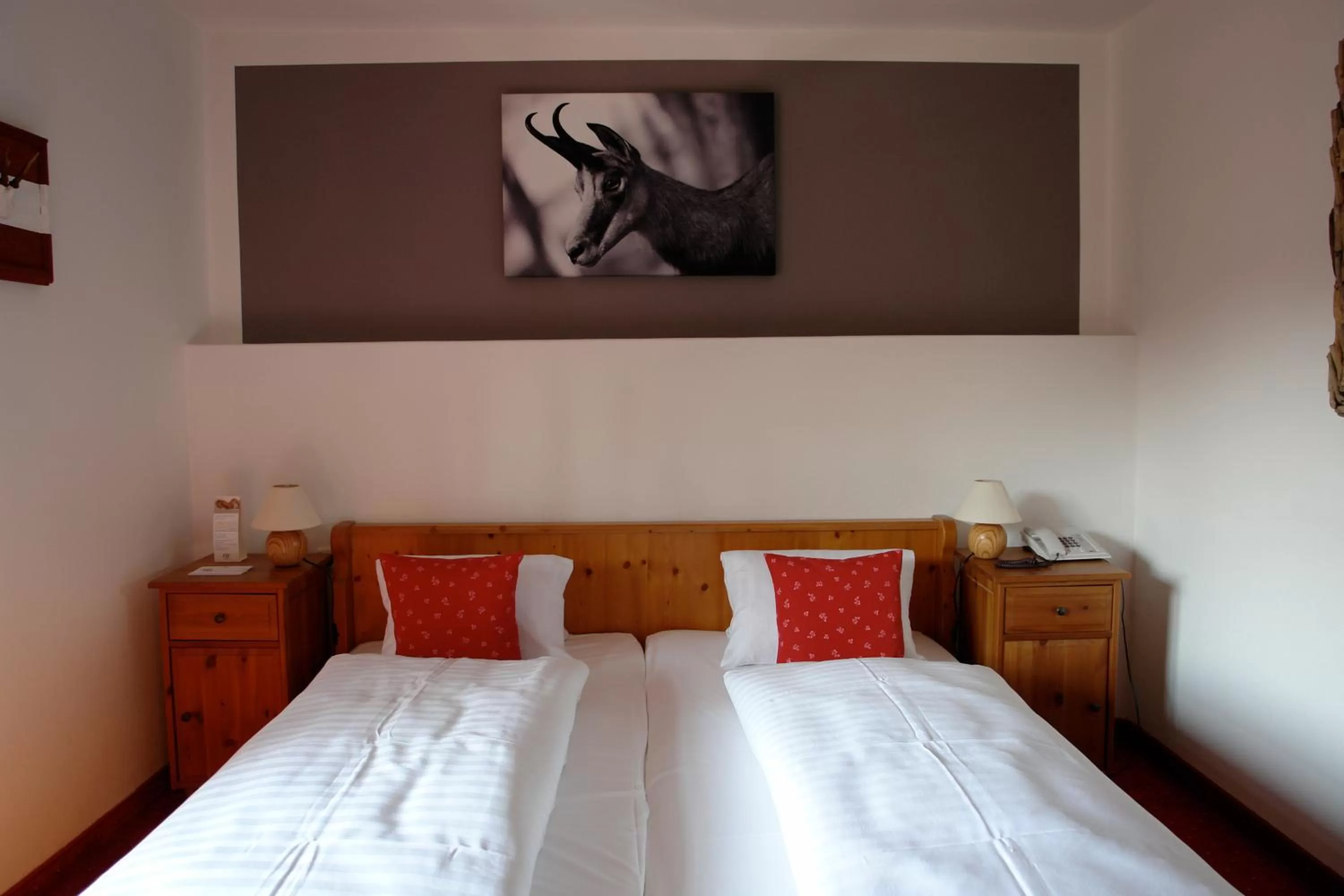 Bed in Hotel Gamshof