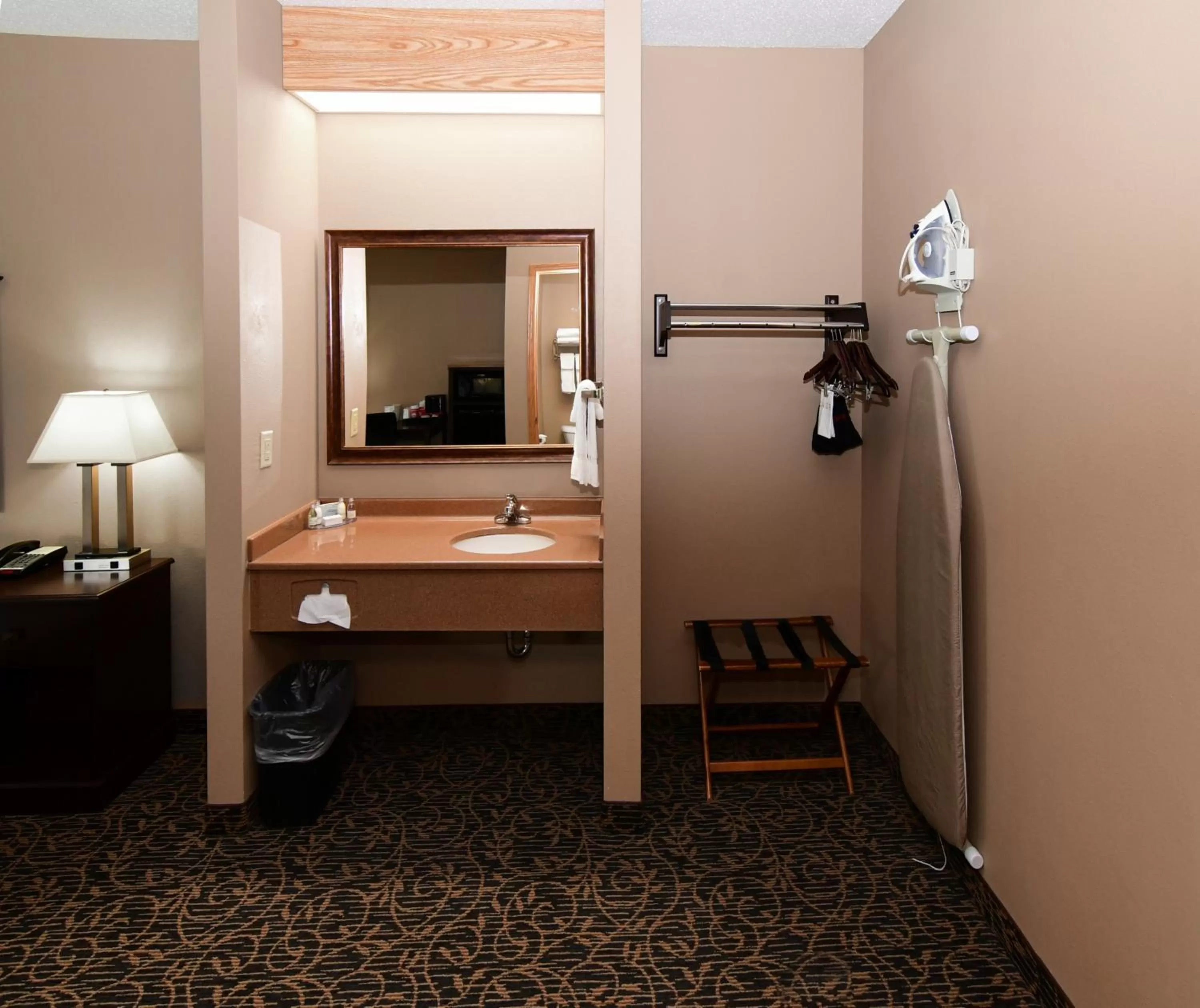 Bathroom in Cobblestone Inn & Suites - Denison | Majestic Hills