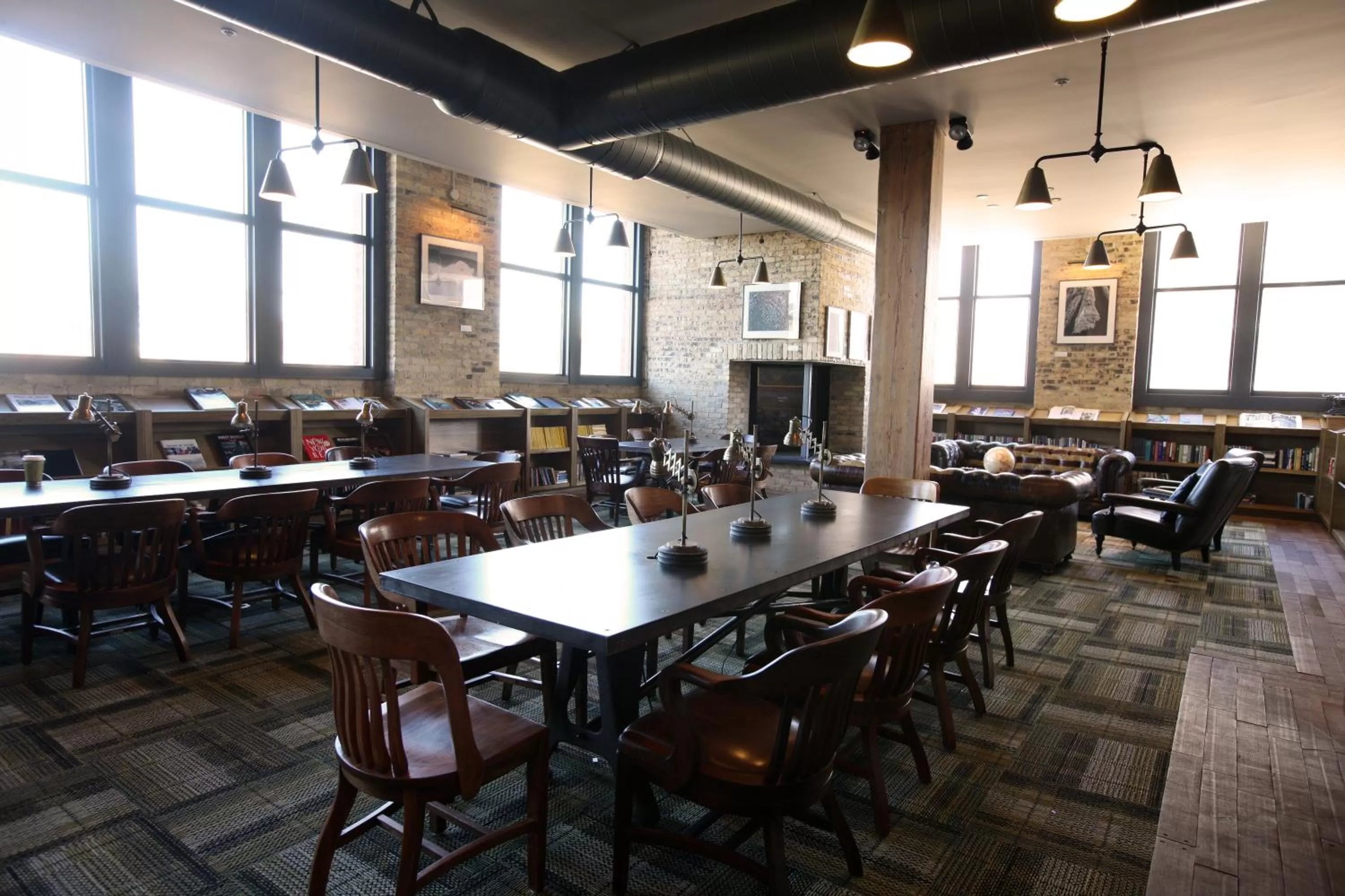 Library in The Iron Horse Hotel