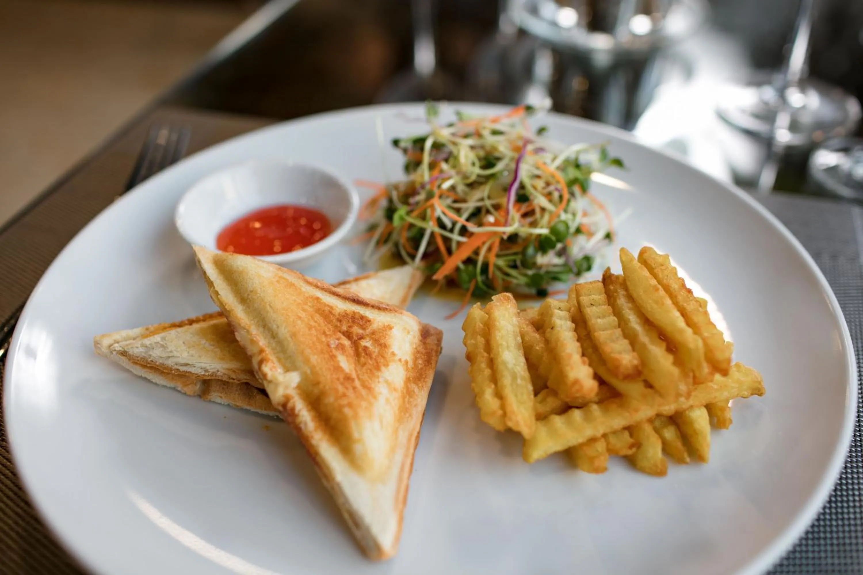 Buffet breakfast in Brandi Fuji Hotel